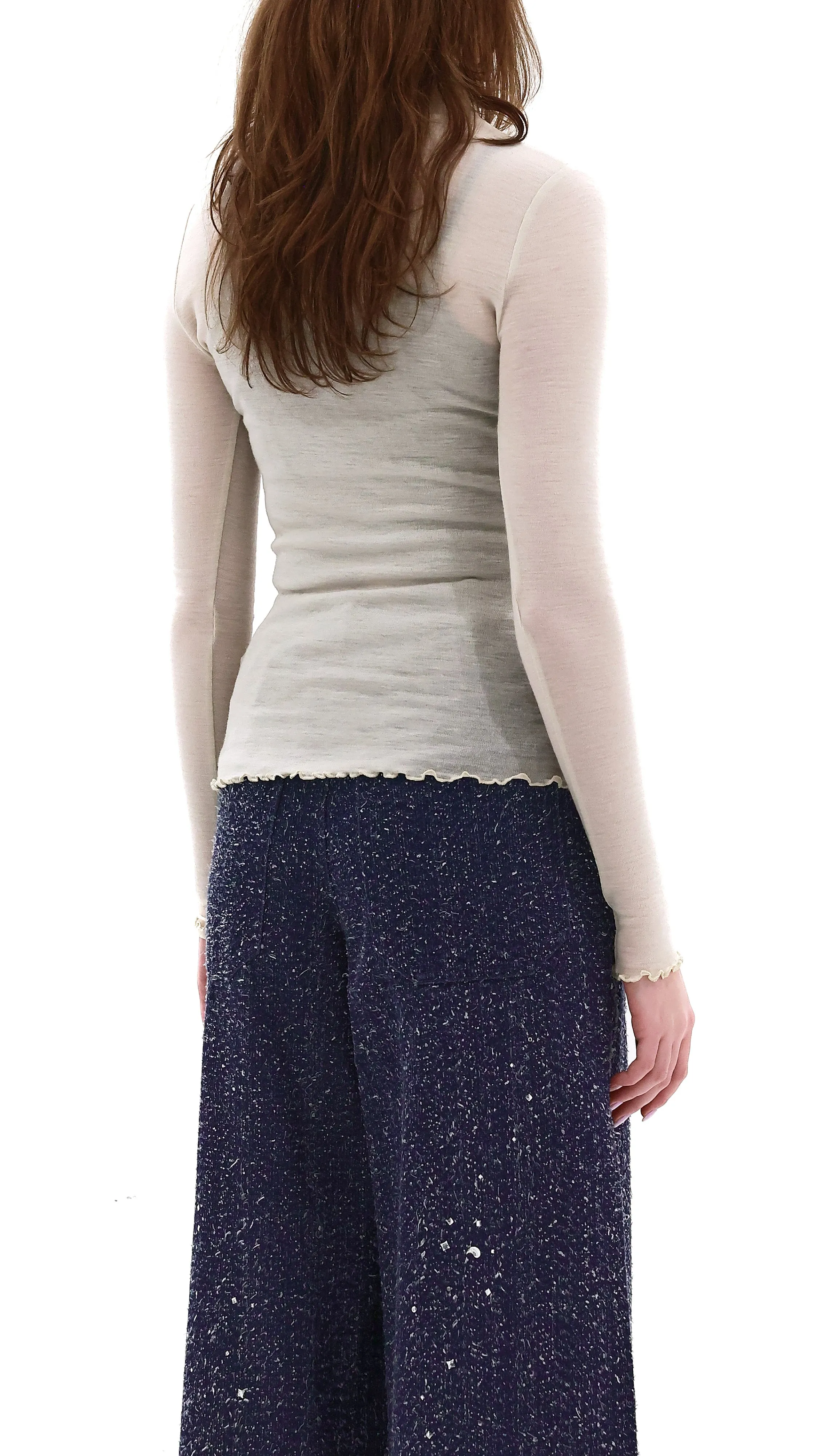 Turtle Neck Slim Cut Top sold by INITIAL Fashion product image thumbnail 3