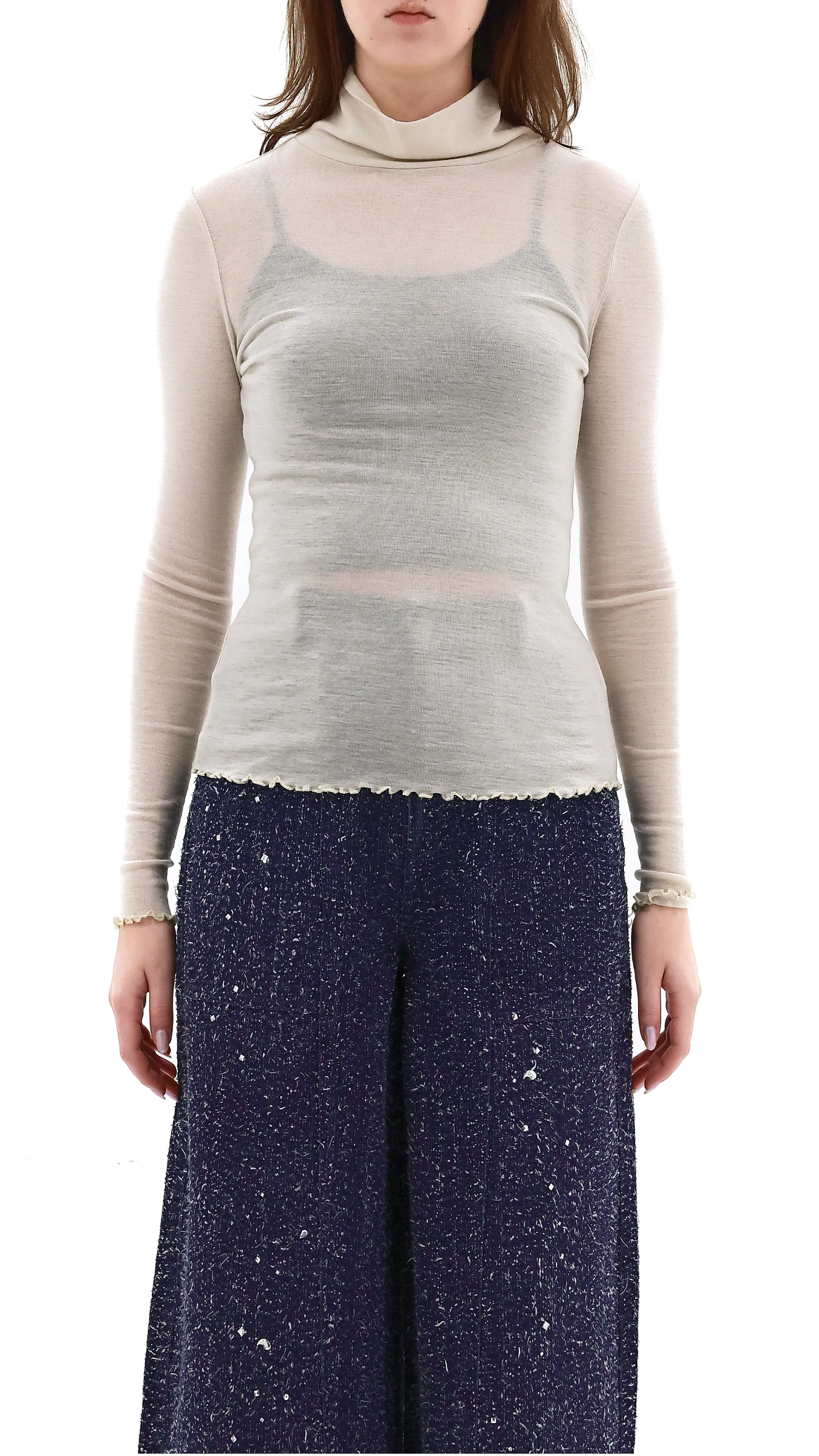 Turtle Neck Slim Cut Top sold by INITIAL Fashion product image thumbnail 2