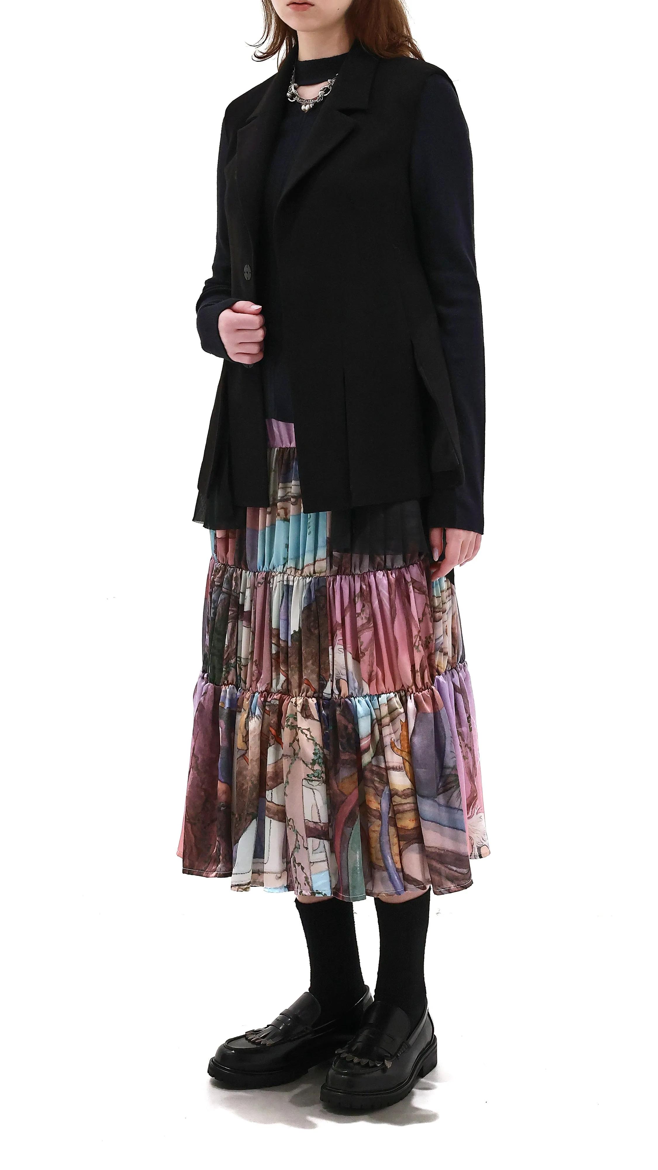 Flare Hem Tailor Waistcoat sold by INITIAL Fashion product image thumbnail 5