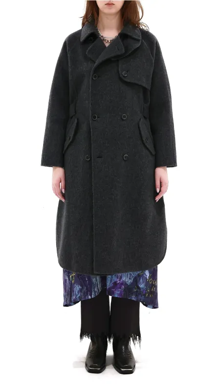 Wool Alpaca Long Coat sold by INITIAL Fashion