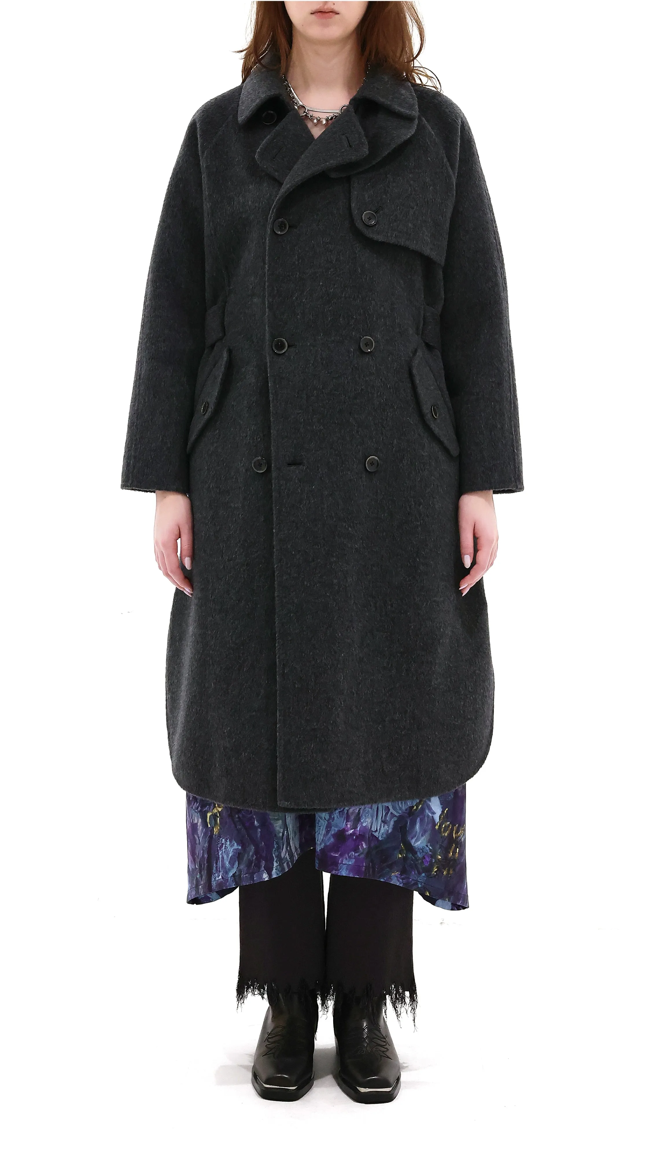 Wool Alpaca Long Coat sold by INITIAL Fashion