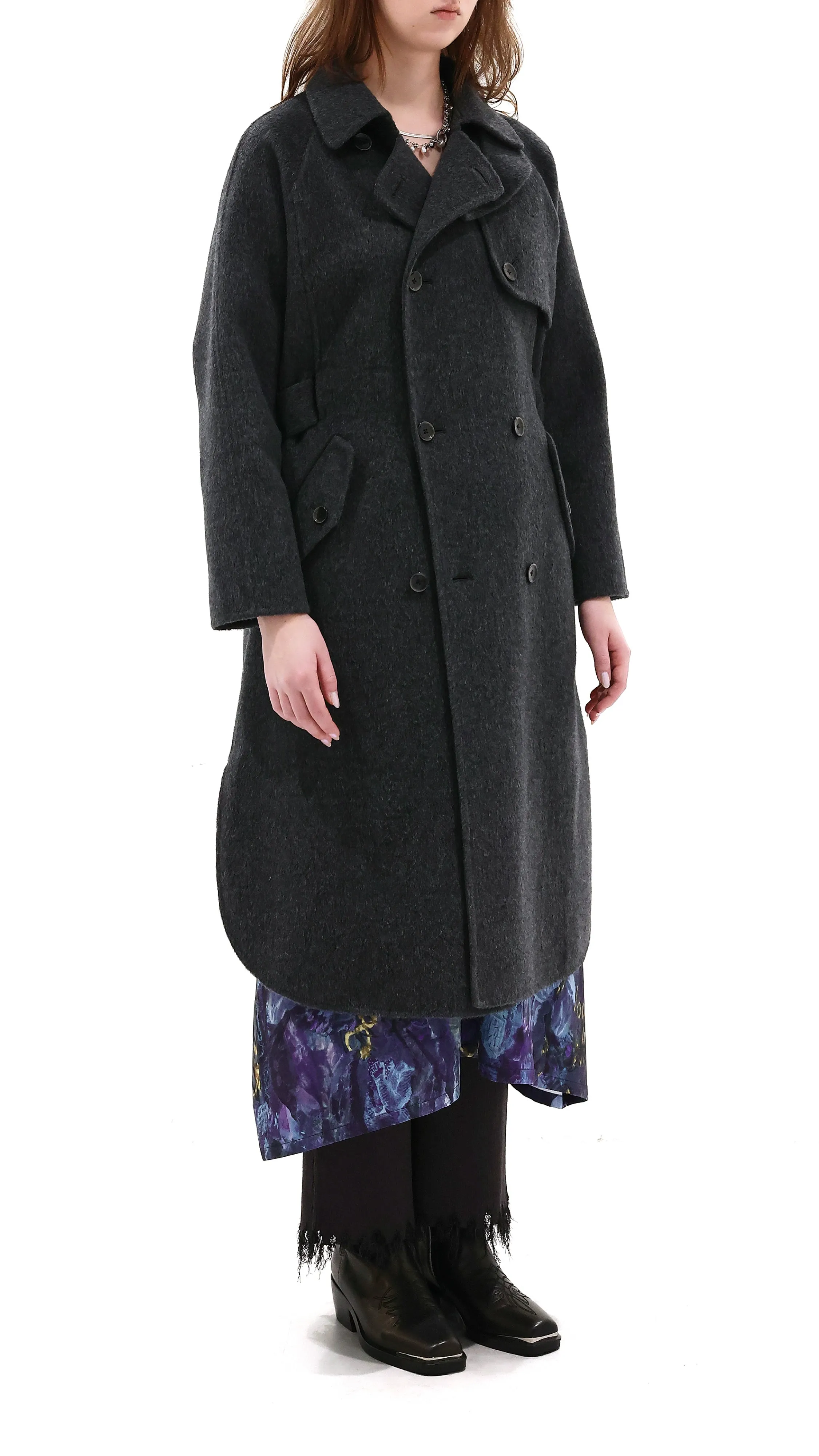 Wool Alpaca Long Coat sold by INITIAL Fashion product image thumbnail 5