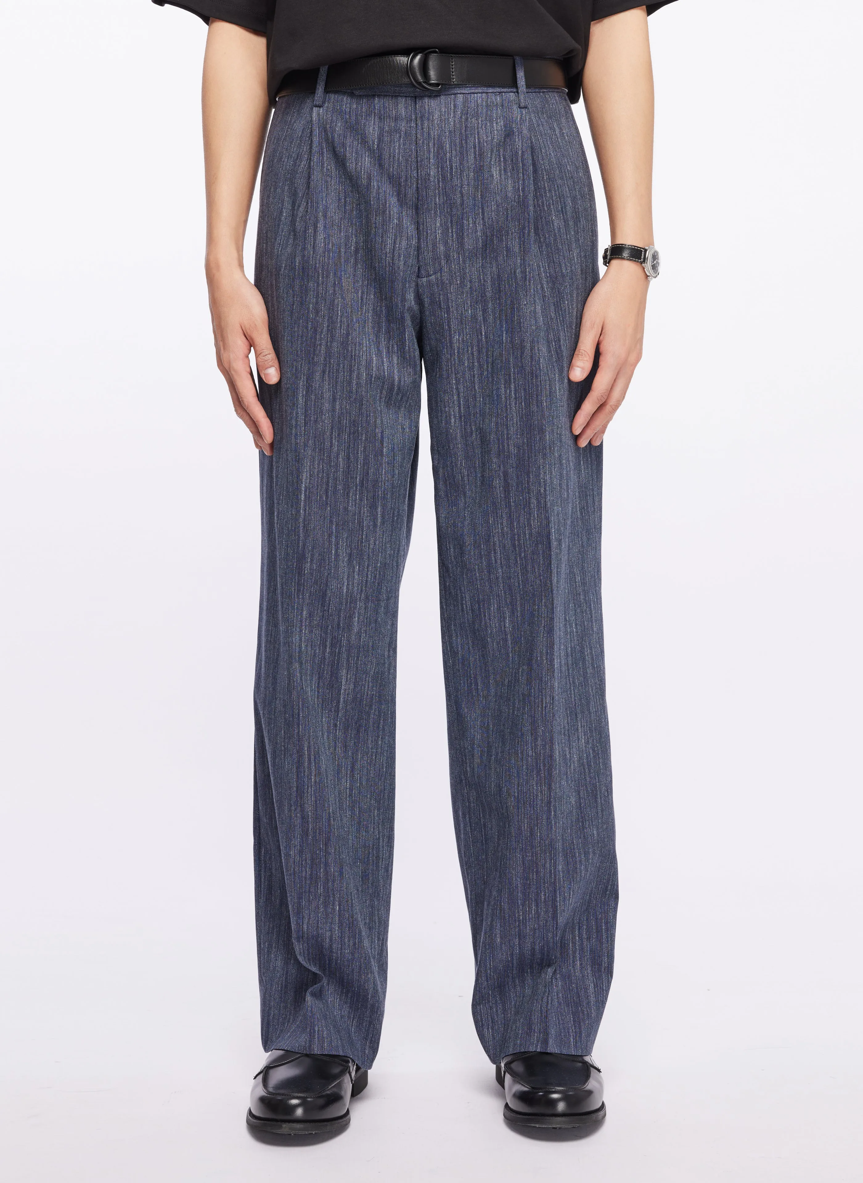 Marzotto Cotton Wool Pleated Suit Pants sold by INITIAL Fashion product image thumbnail 2
