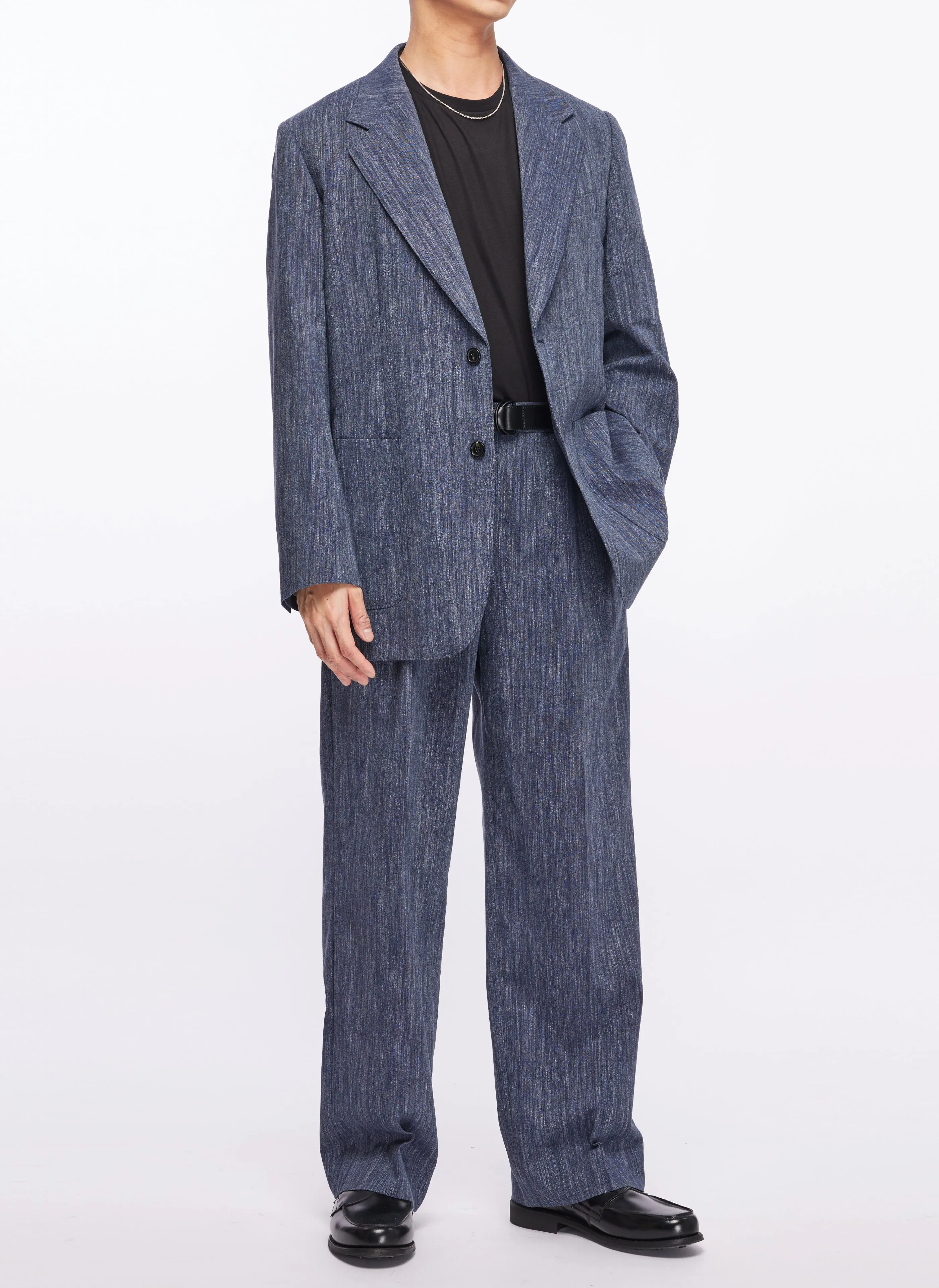 Marzotto Cotton Wool Pleated Suit Pants sold by INITIAL Fashion product image thumbnail 5