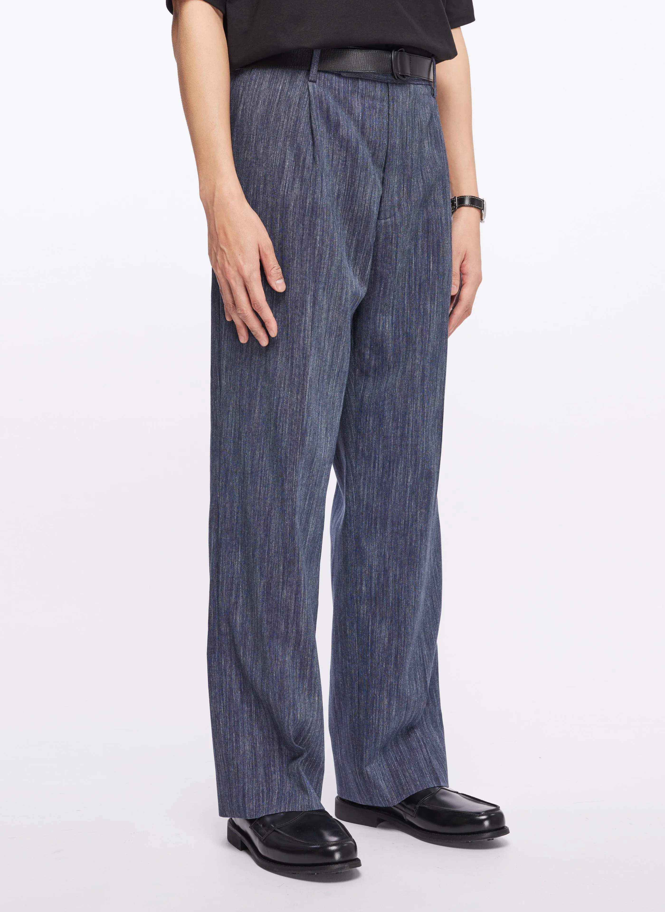 Marzotto Cotton Wool Pleated Suit Pants sold by INITIAL Fashion product image thumbnail 3