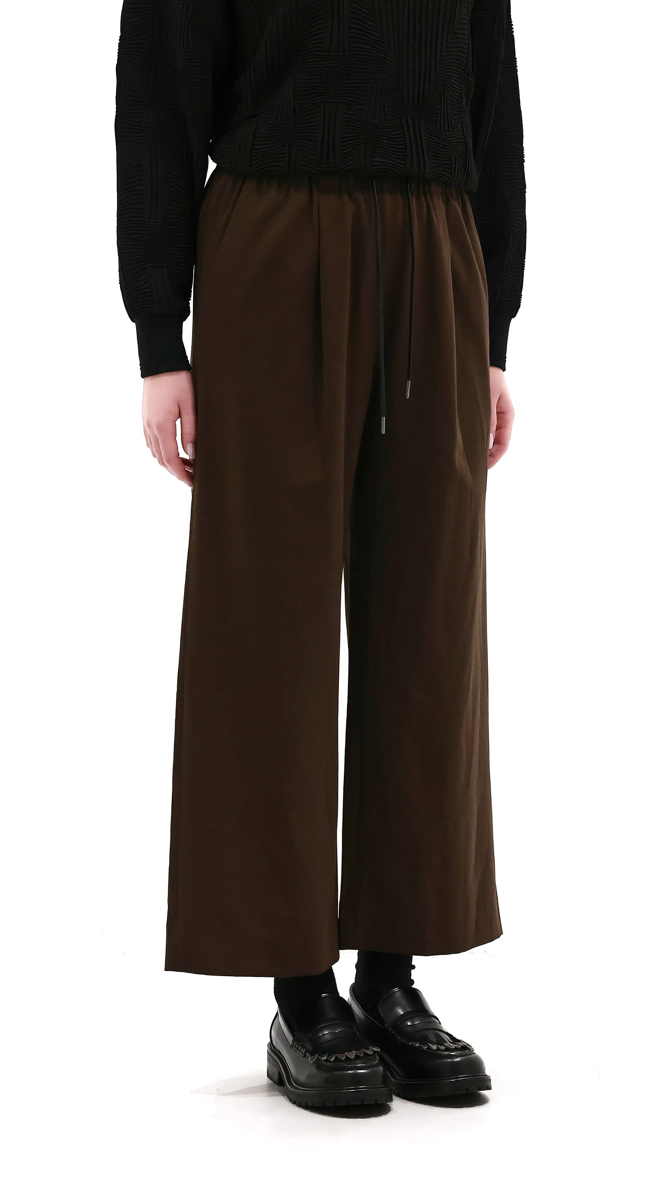 Wide-Leg With Drawstring Pants sold by INITIAL Fashion product image thumbnail 2