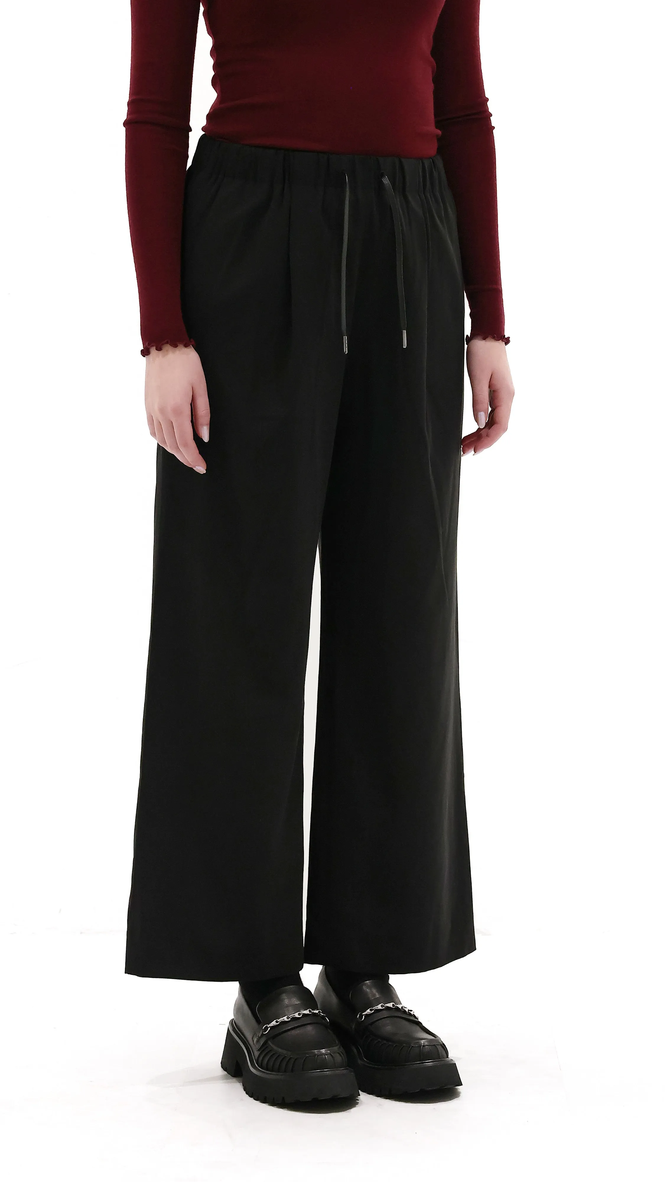 Wide-Leg With Drawstring Pants sold by INITIAL Fashion product image thumbnail 2