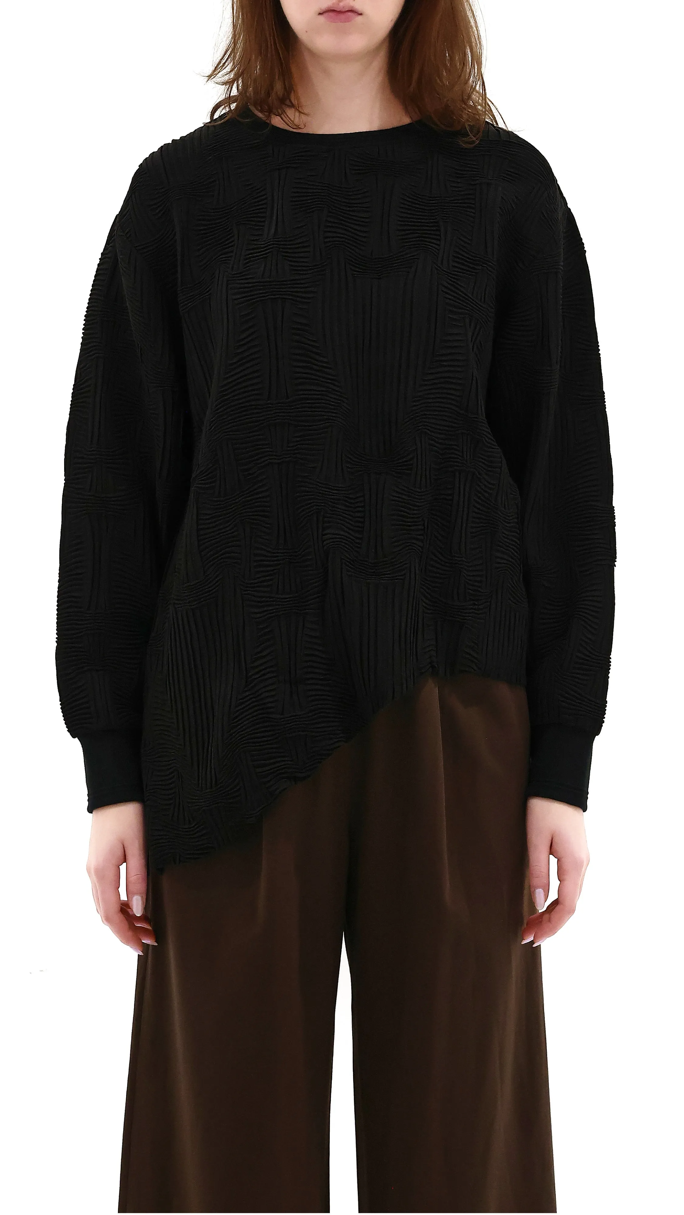 Textural Sweat Shirt sold by INITIAL Fashion product image thumbnail 2