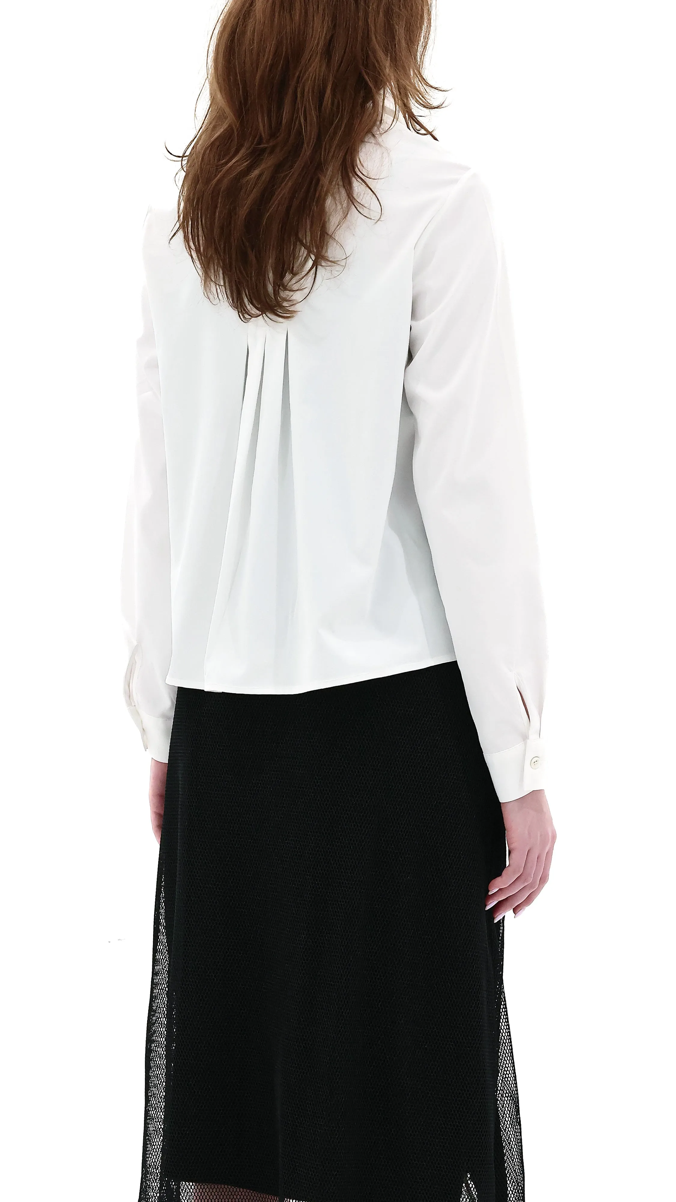 Gather Collar Shirt sold by INITIAL Fashion product image thumbnail 3