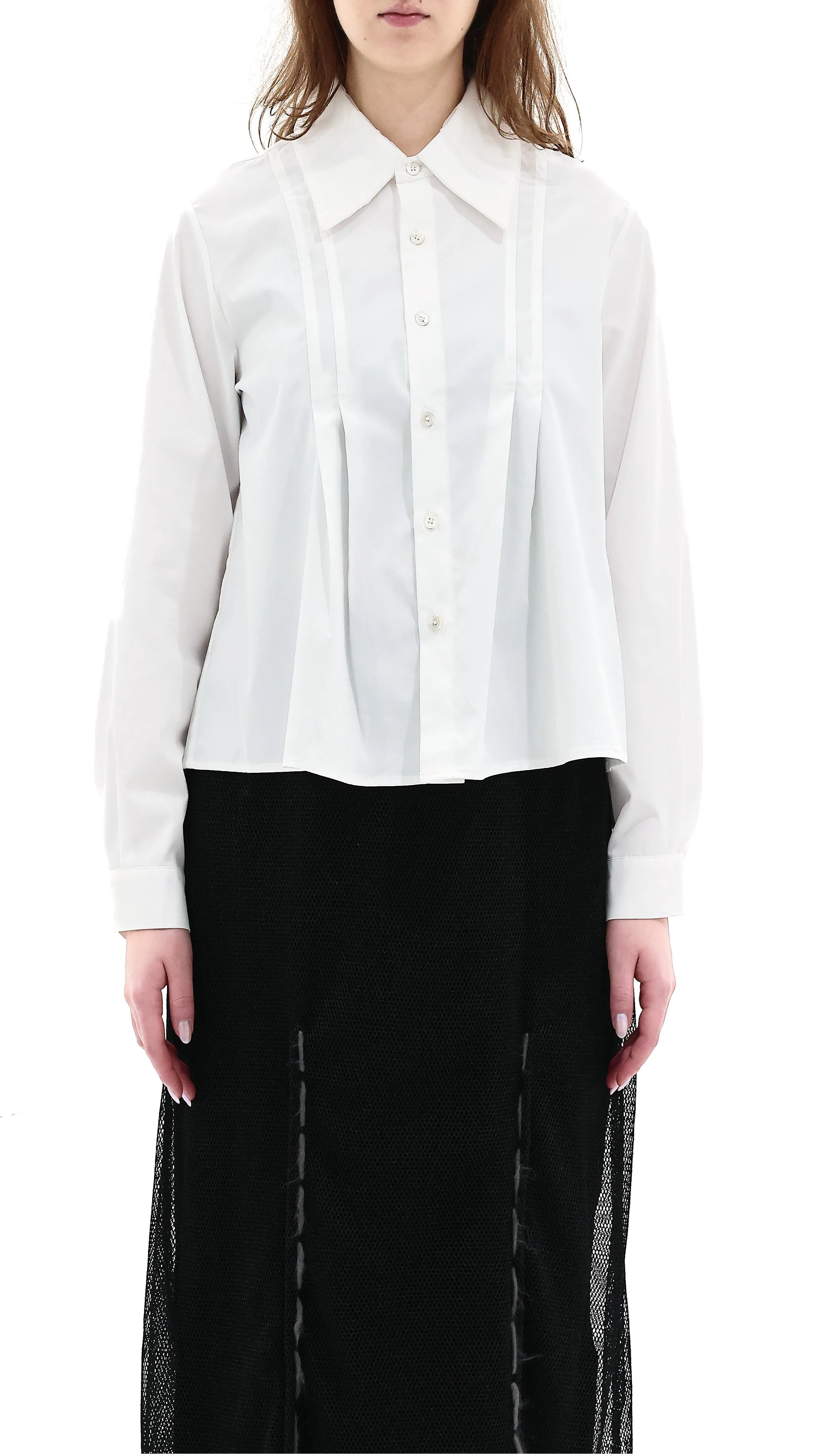 Gather Collar Shirt sold by INITIAL Fashion product image thumbnail 2