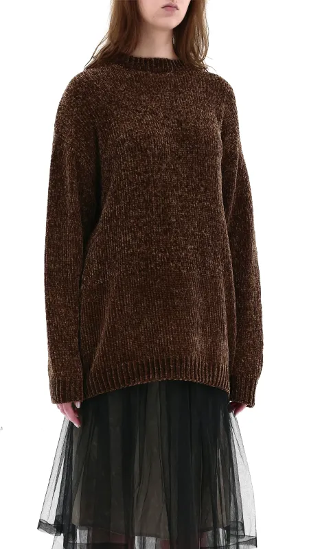 Velvet Yarn Oversized Sweater sold by INITIAL Fashion
