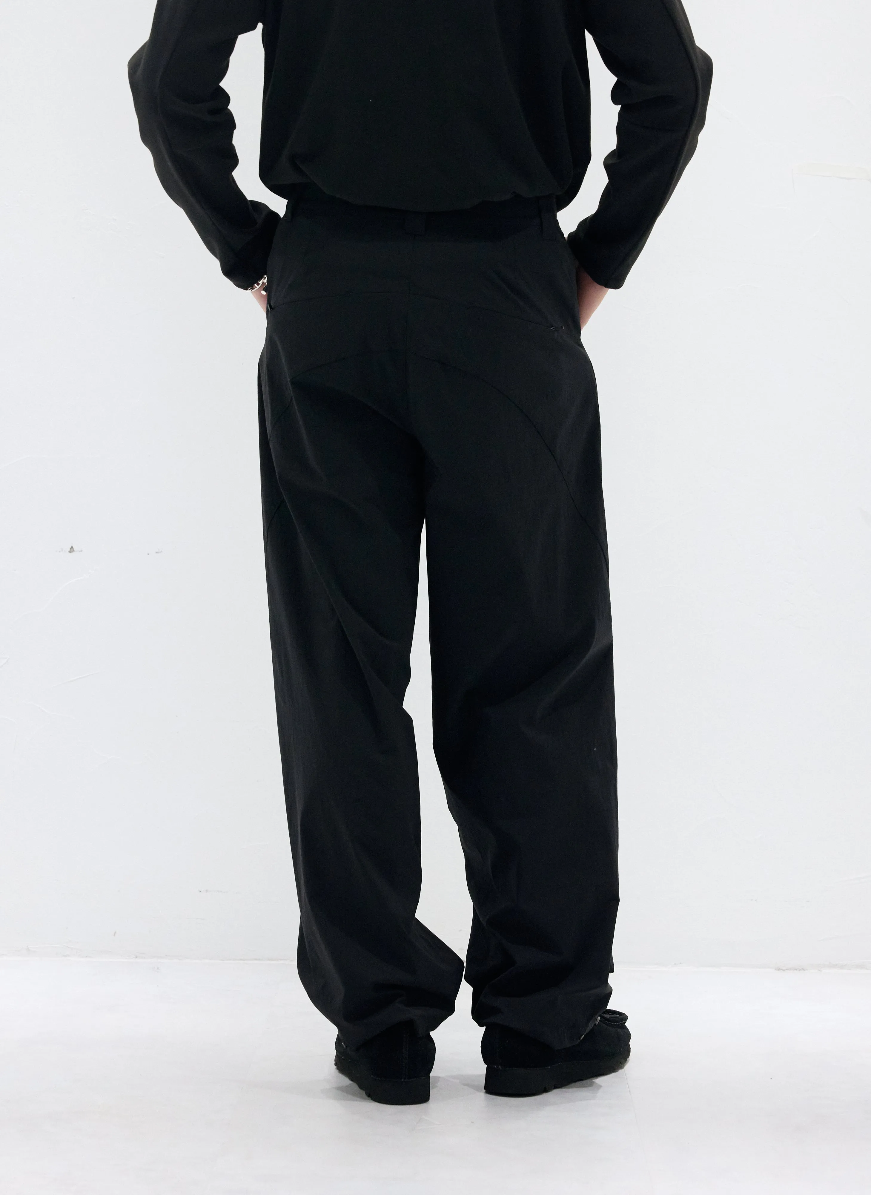Teflon Wide Tapered Pants sold by INITIAL Fashion product image thumbnail 2