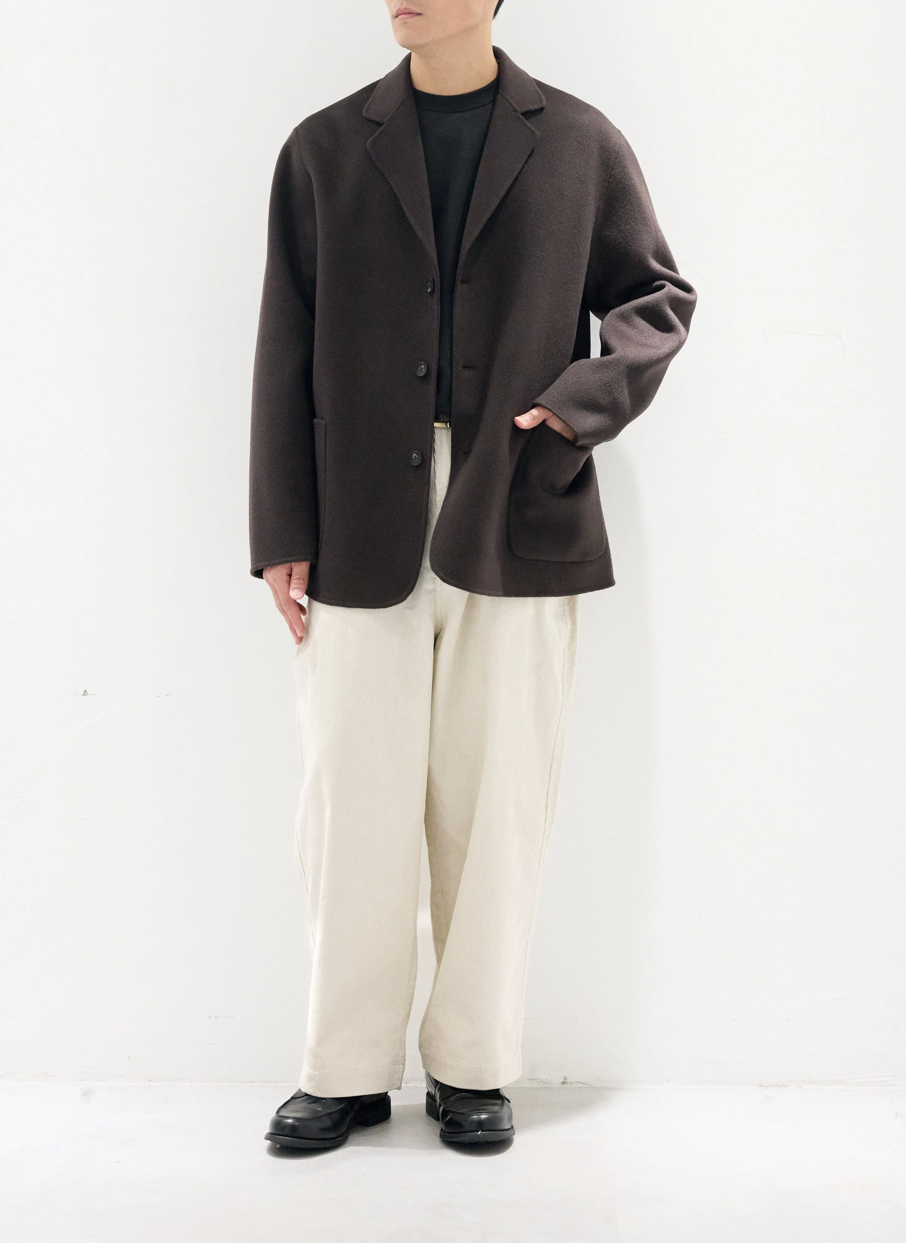 Double Face Soft Single Breasted Blazer sold by INITIAL Fashion product image thumbnail 4