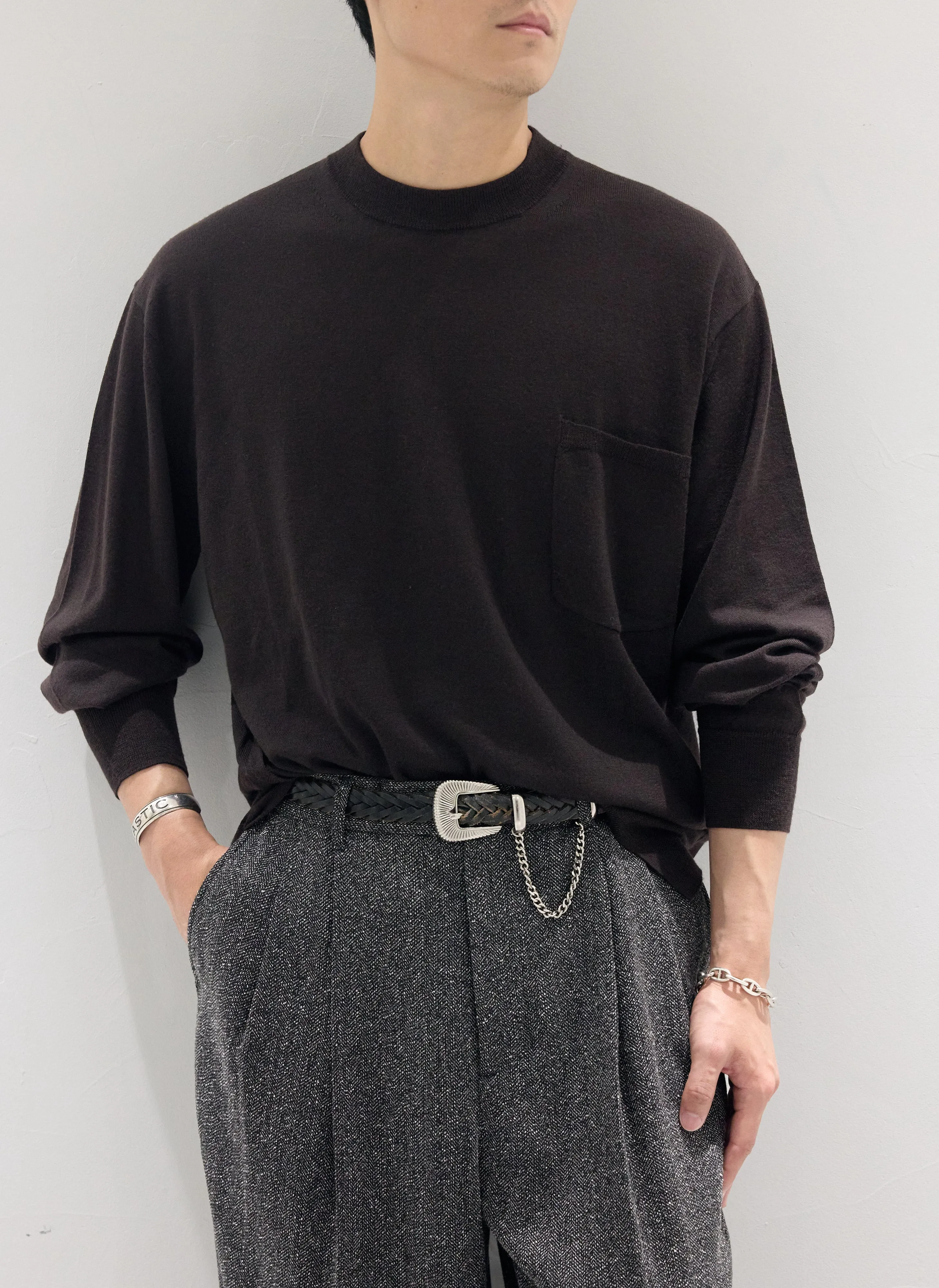 Wool Pocket Sweater sold by INITIAL Fashion