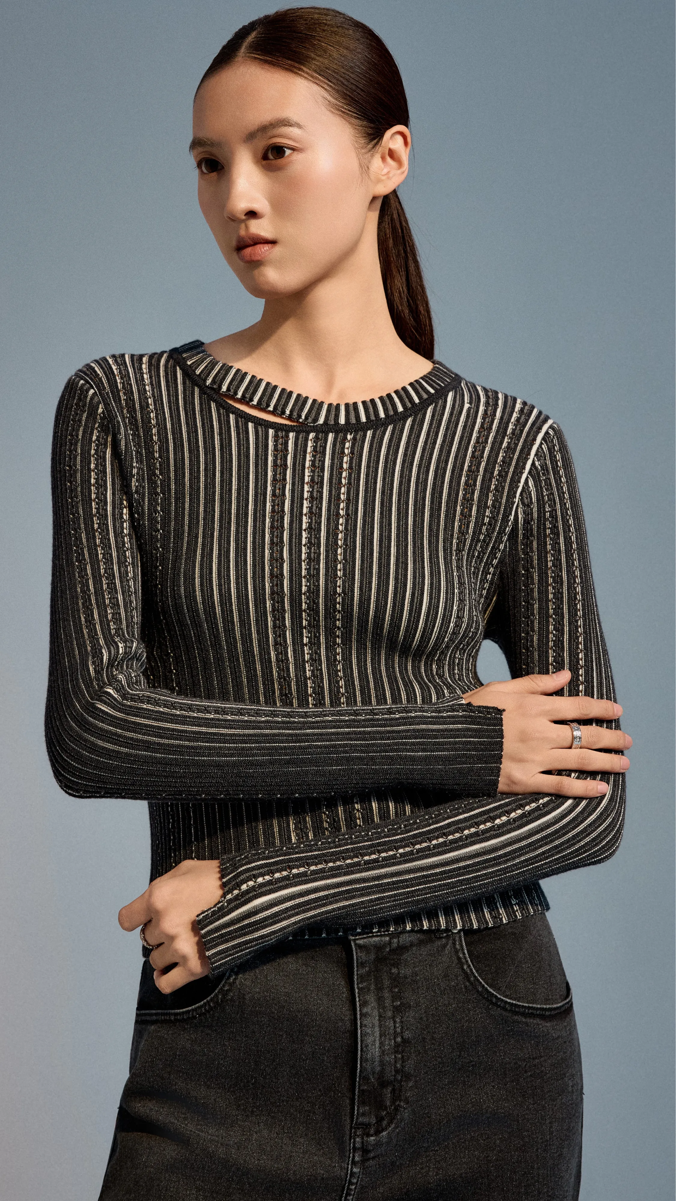 Stripe Sweater sold by INITIAL Fashion product image thumbnail 4