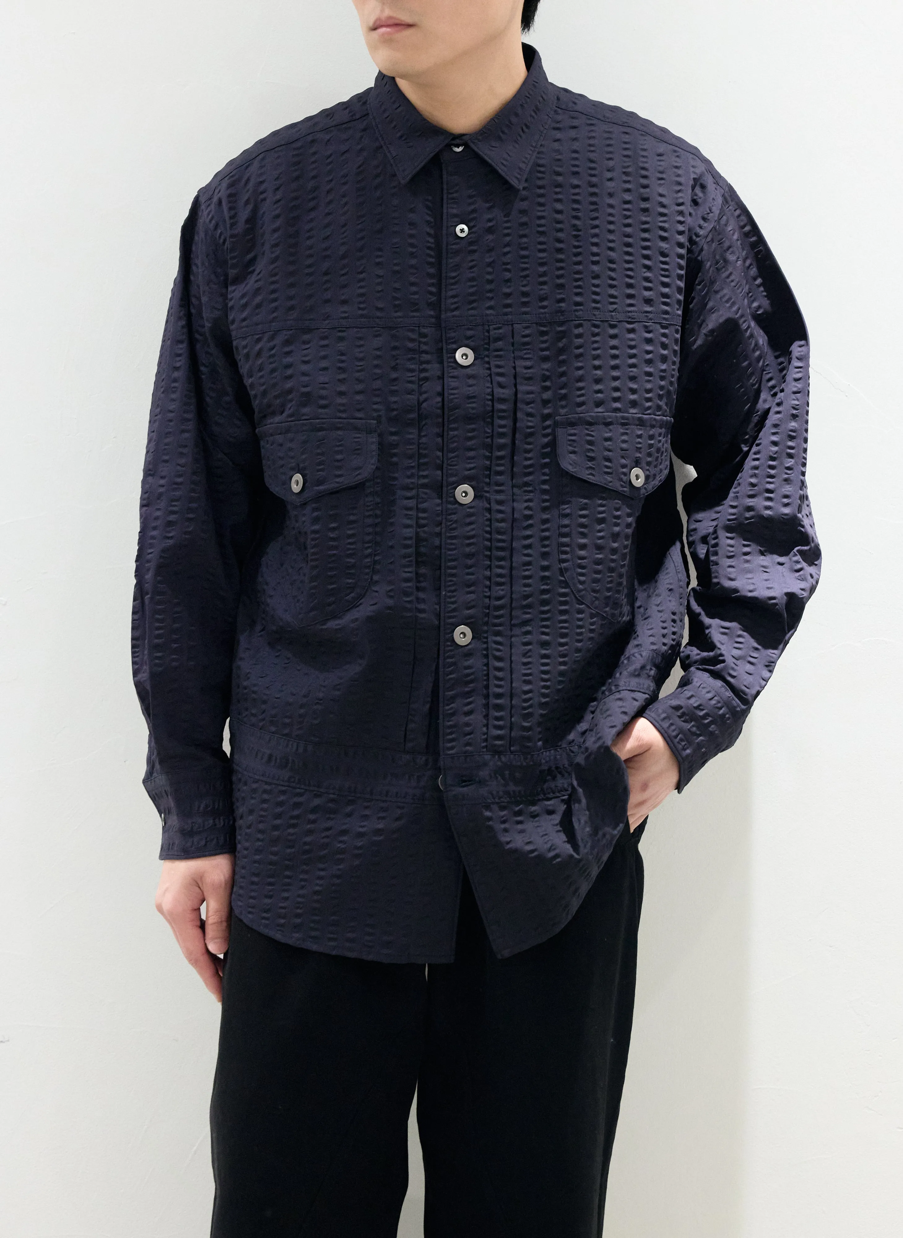 Blocking Classic Shirt sold by INITIAL Fashion