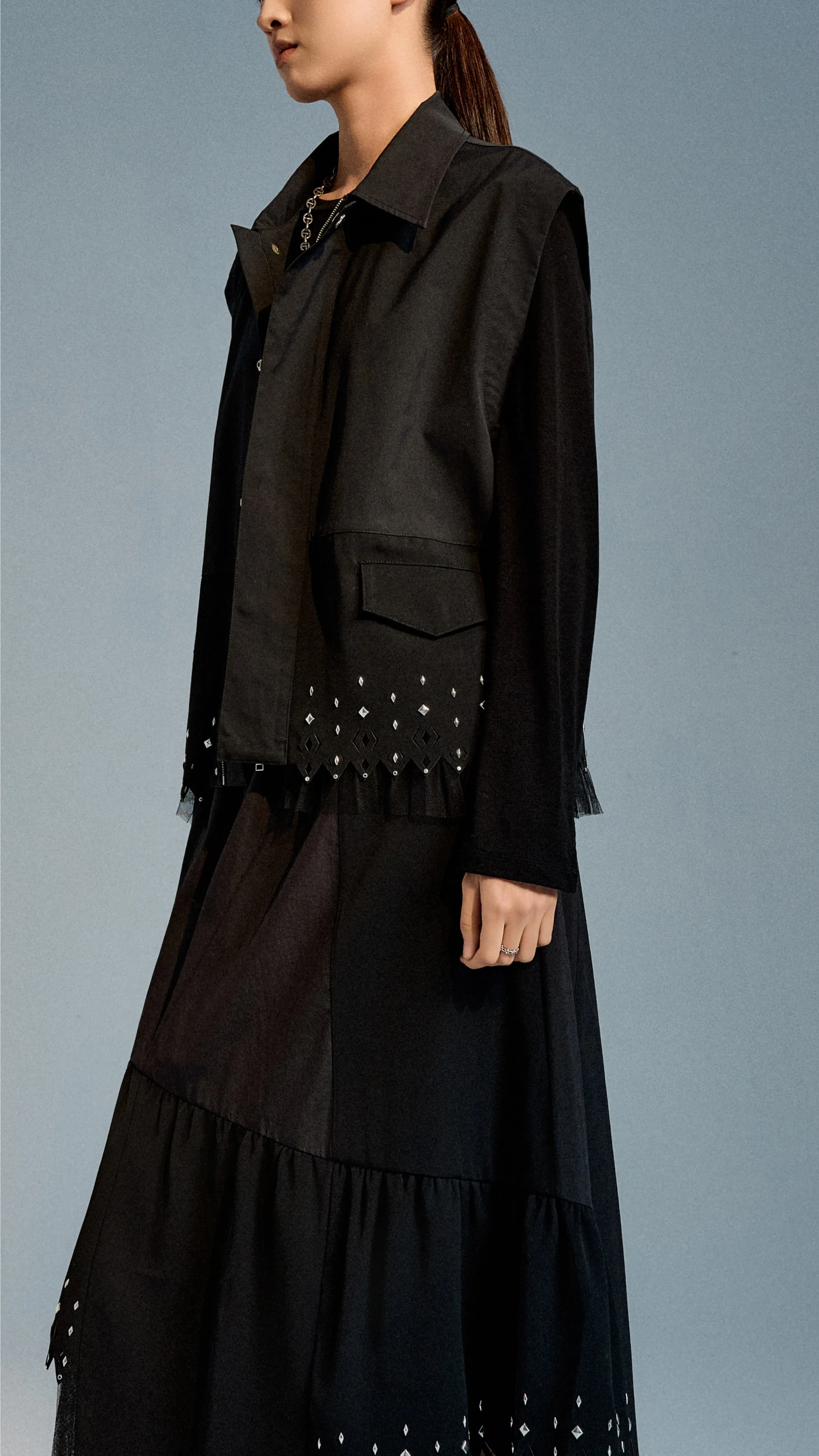 Utility Waistcoat with Spinkle Hems sold by INITIAL Fashion product image thumbnail 2