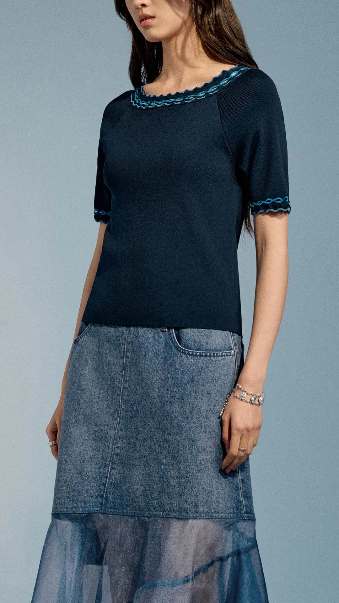 Square Neckline Top sold by INITIAL Fashion product image thumbnail 2