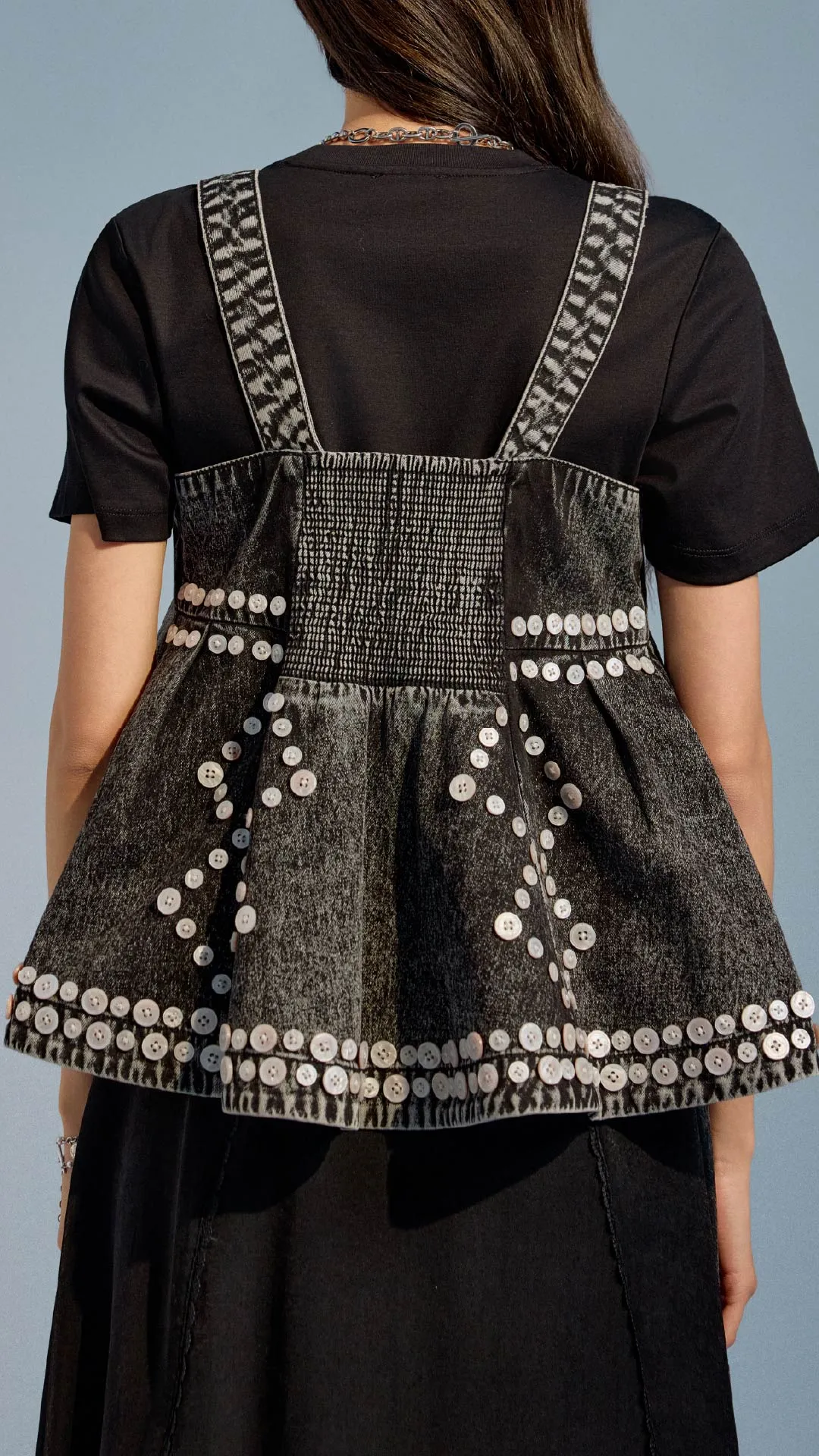 Pearly Queen Peplum Tank Top sold by INITIAL Fashion product image thumbnail 5