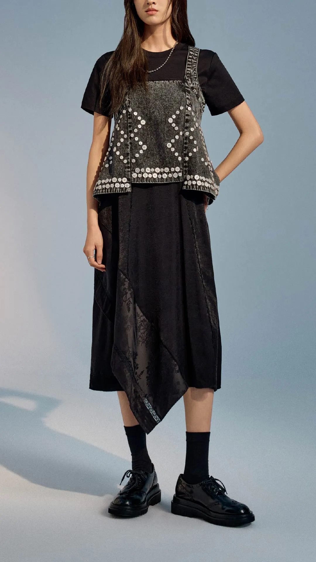 Pearly Queen Peplum Tank Top sold by INITIAL Fashion product image thumbnail 3