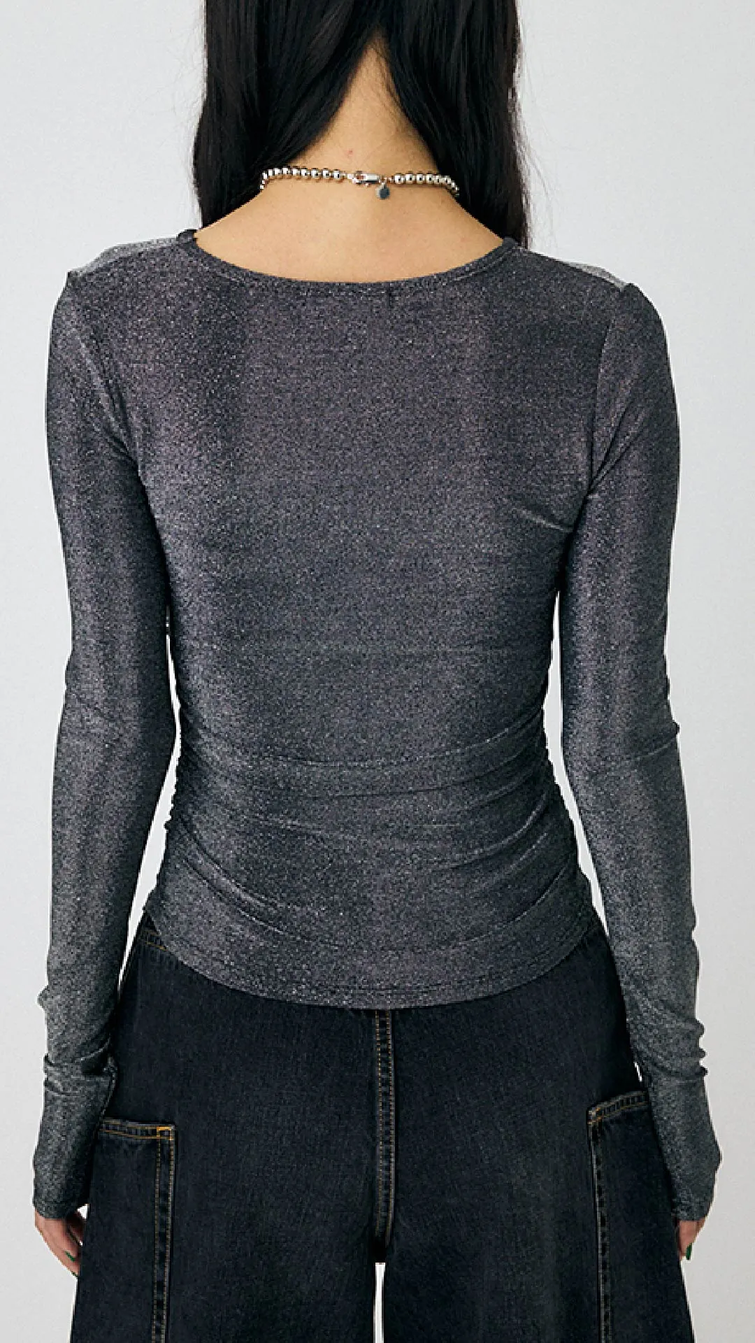 Cross Gather Slim Top sold by INITIAL Fashion product image thumbnail 3