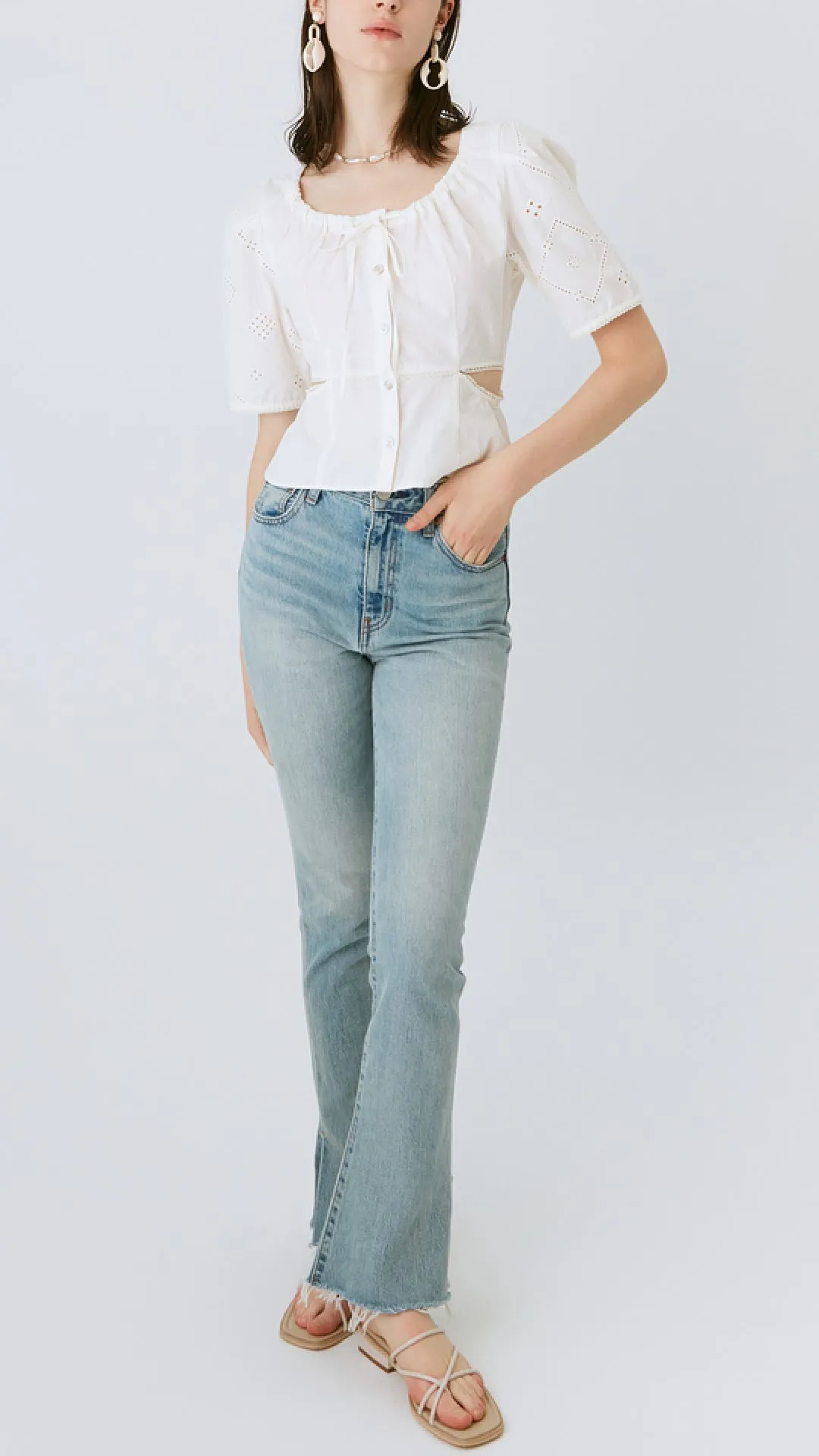 Side Slit Blouse sold by INITIAL Fashion product image thumbnail 5