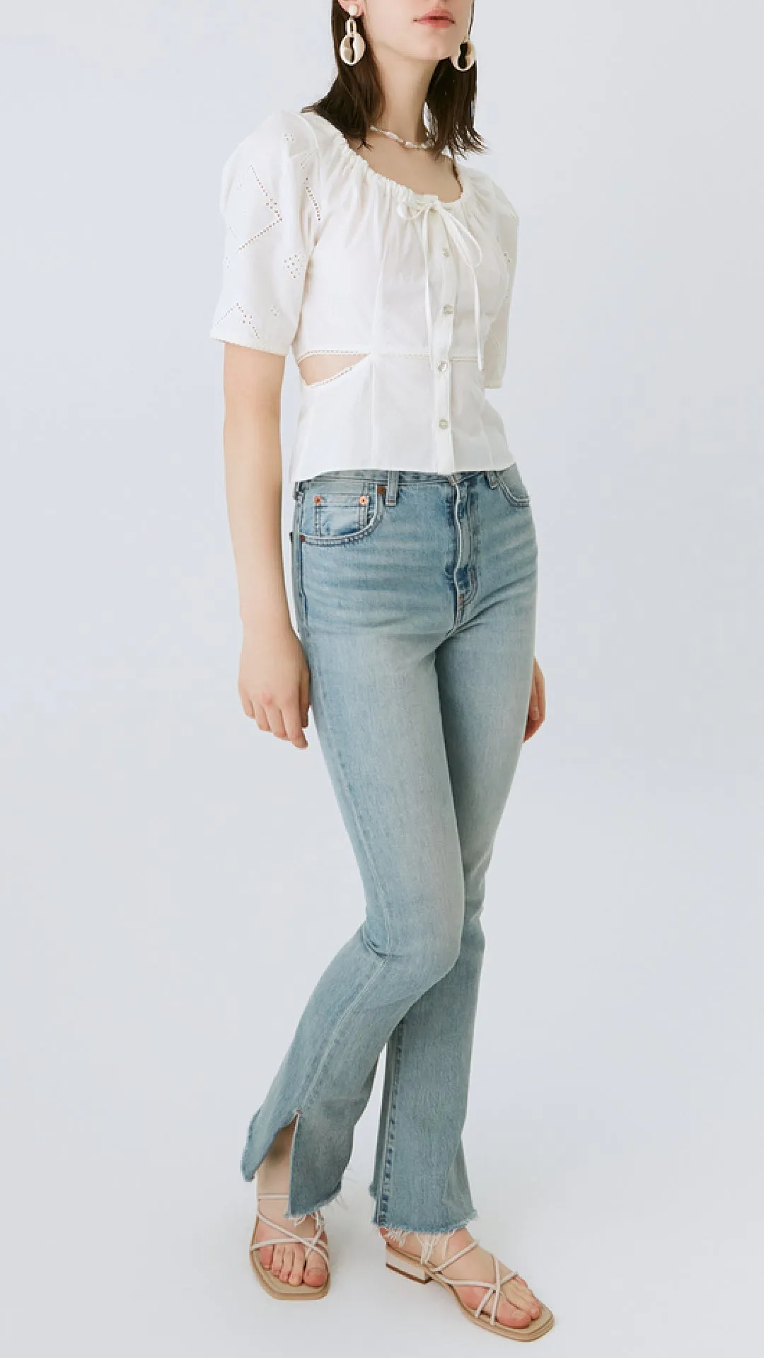 Side Slit Blouse sold by INITIAL Fashion product image thumbnail 4