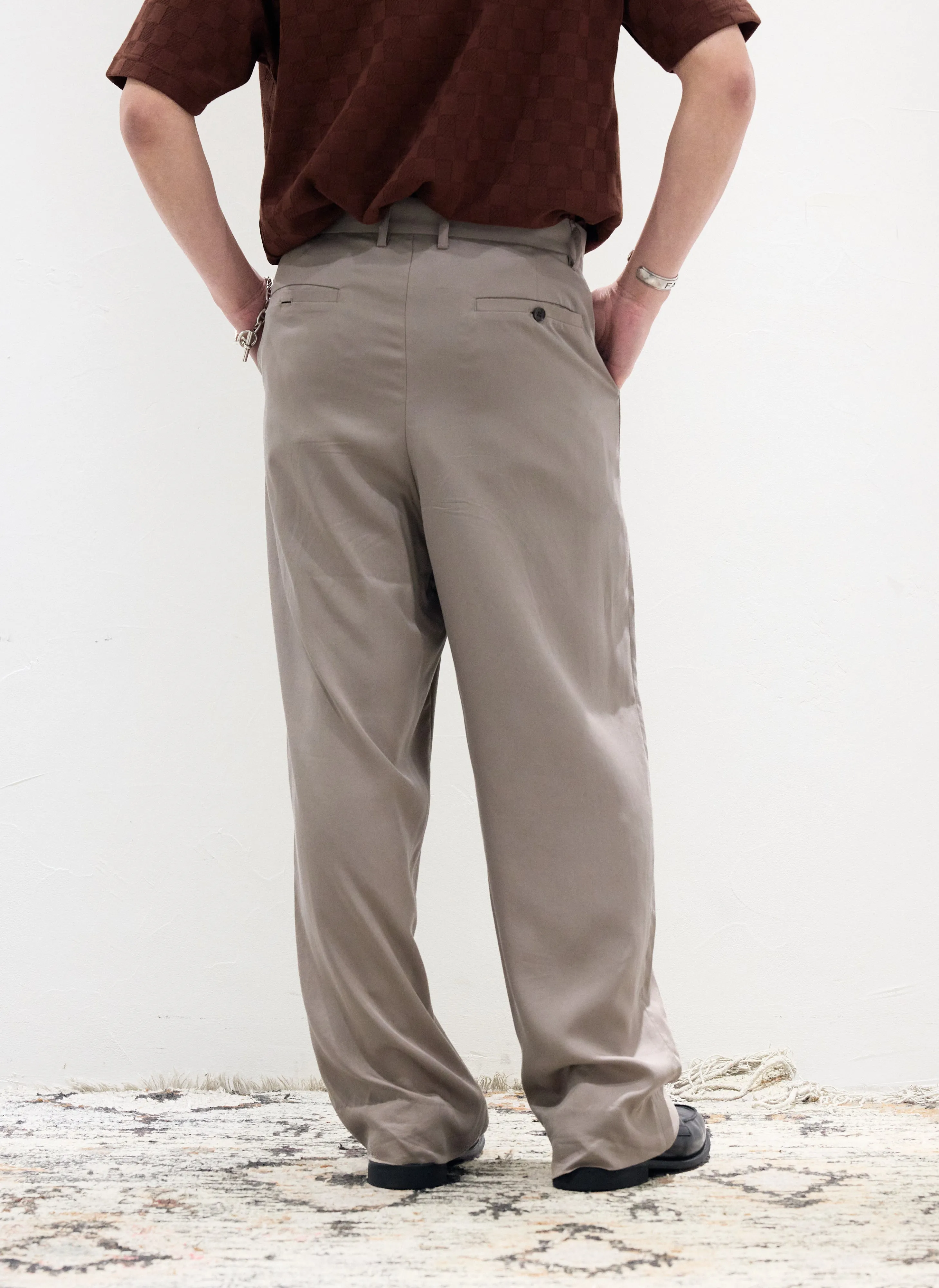 Pleated Wide Pants sold by INITIAL Fashion product image thumbnail 4
