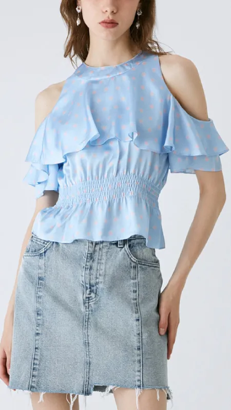Open Shoulder Blouse made by Moussy