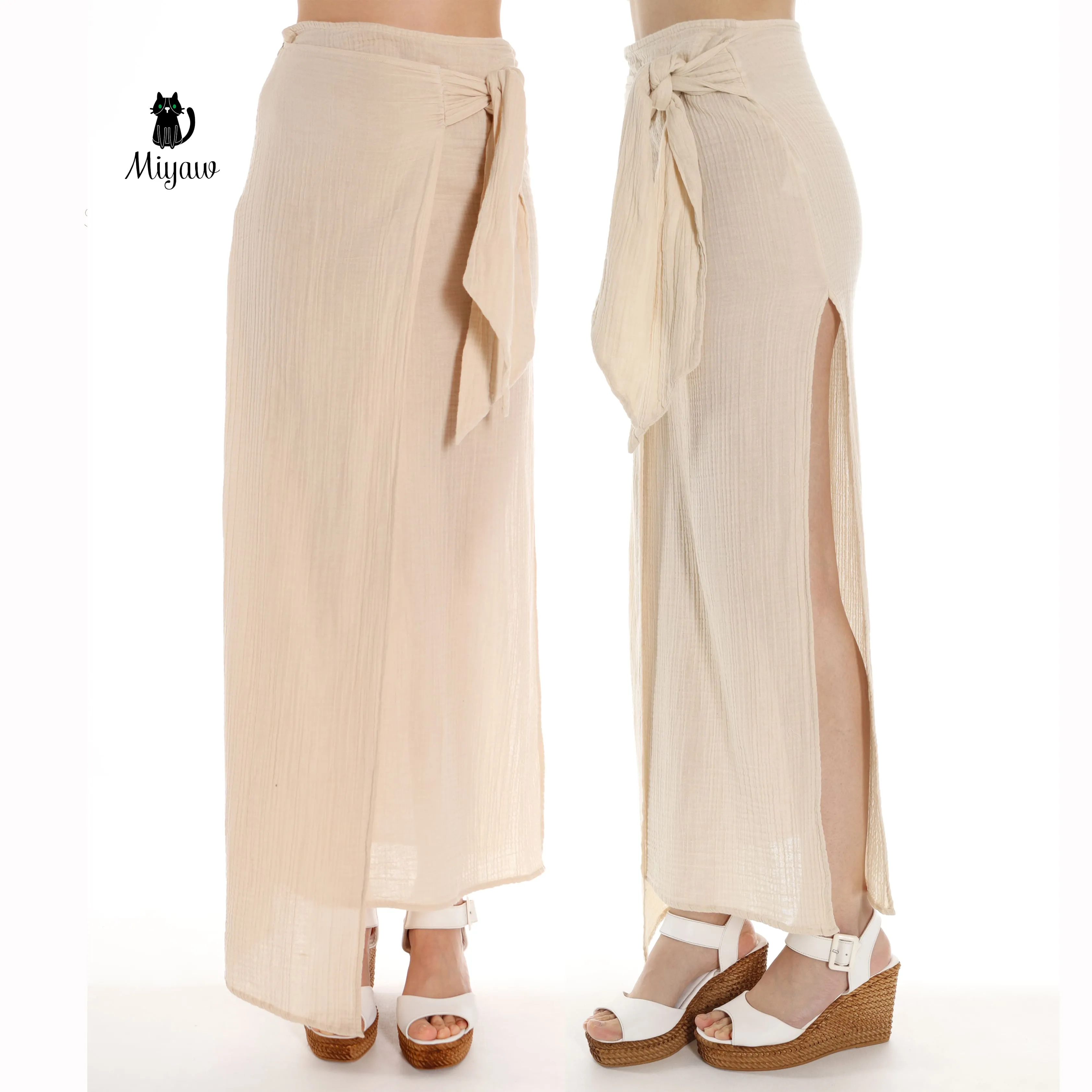 Ethically Made Cotton Maxi Skirt - Perfect for Boutiques sold by Miyaw Fashion product image thumbnail 2