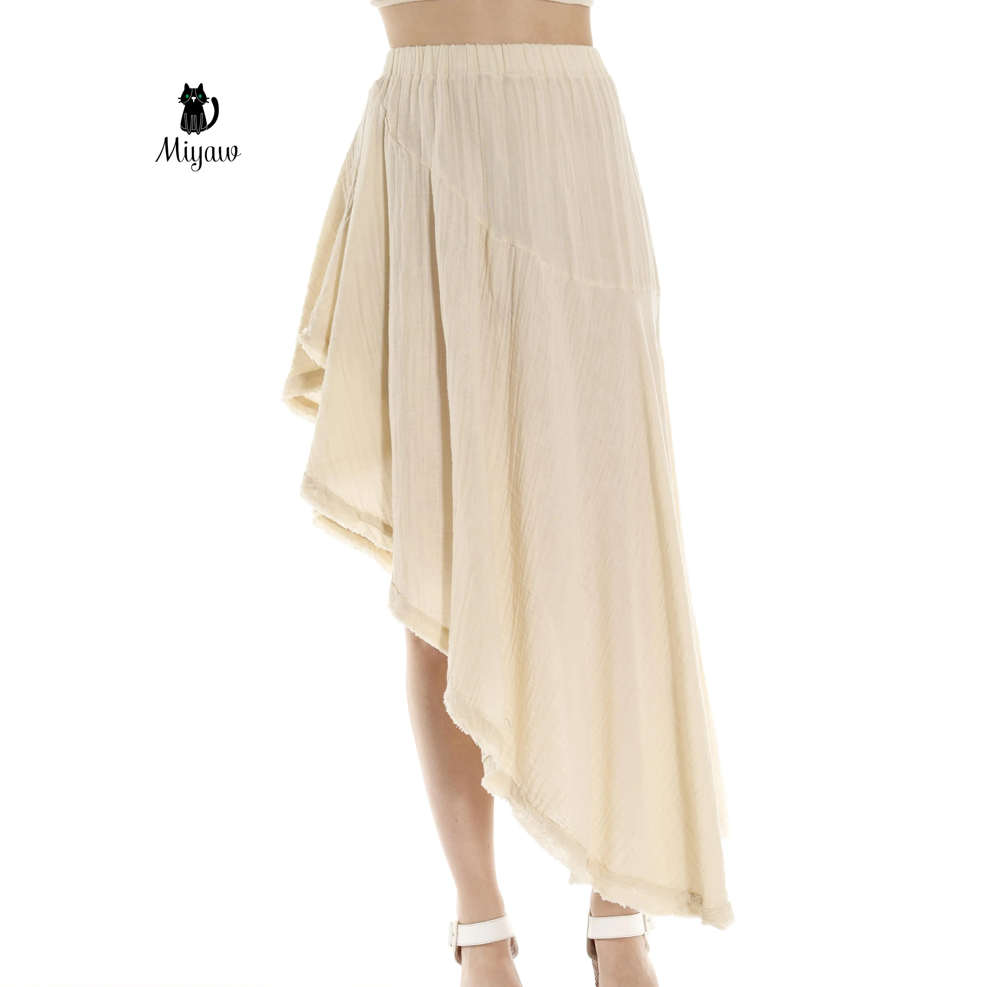 Discover the Best Organic Cotton Skirt for Sustainable Fashion sold by Miyaw Fashion product image thumbnail 5