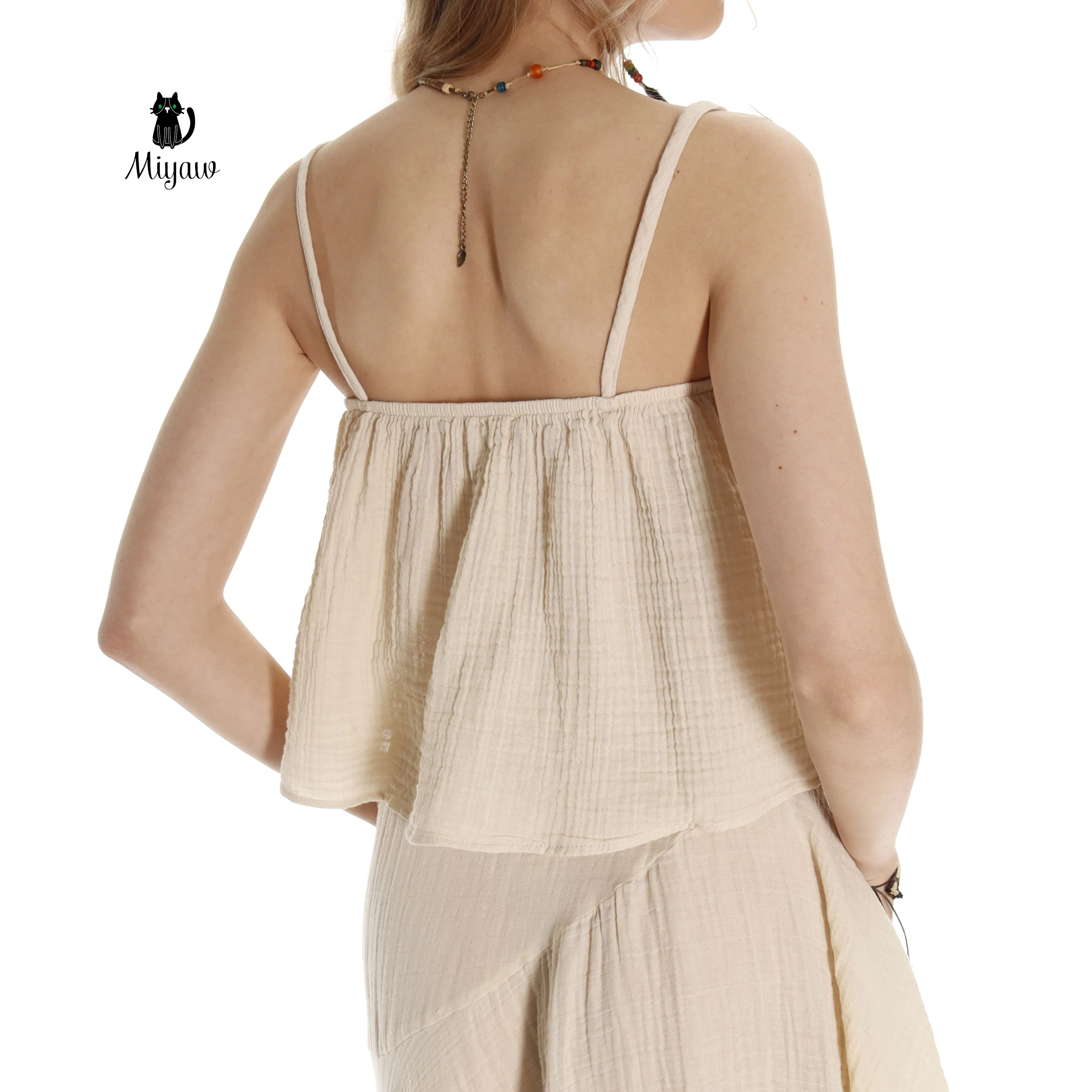 Trendy Wholesale Sleeveless Crop Tops for Resort Style - Boutique Essentials sold by Miyaw Fashion product image thumbnail 2