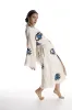 Organic Cotton Beach Kimono: Handmade Robe for Eco-Conscious Relaxation sold by Miyaw Fashion