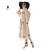 Boho Cotton Ladies Kimono Robes – Soft & Breathable Cover-Up sold by Miyaw Fashion