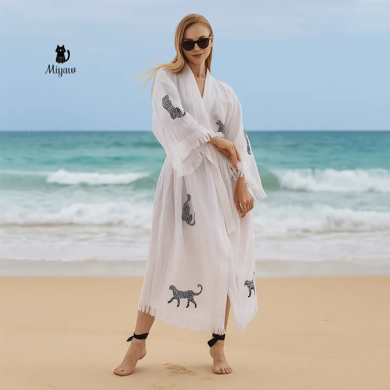 The Best 100 Cotton Bathrobes for Women: Style Combined sold by Miyaw Fashion