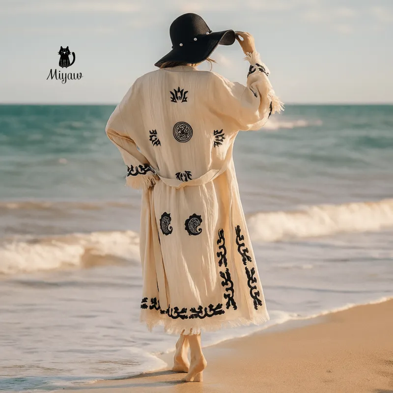 Chic Caftan Cover-Ups for Beach & Swimwear Days sold by Miyaw Fashion