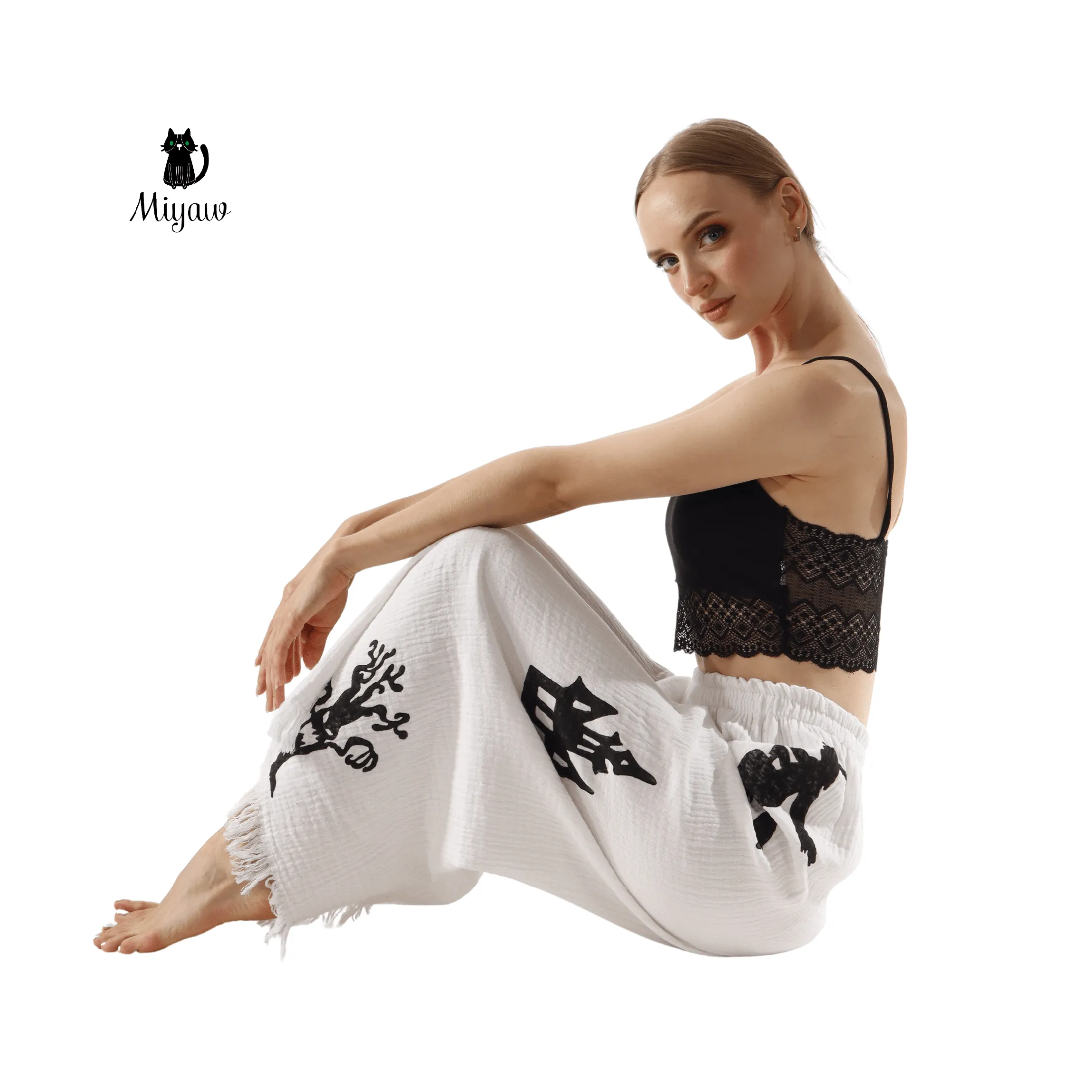 Halloween Pajama Pants – Cozy Sleep for Spooky Season sold by Miyaw Fashion product image thumbnail 3