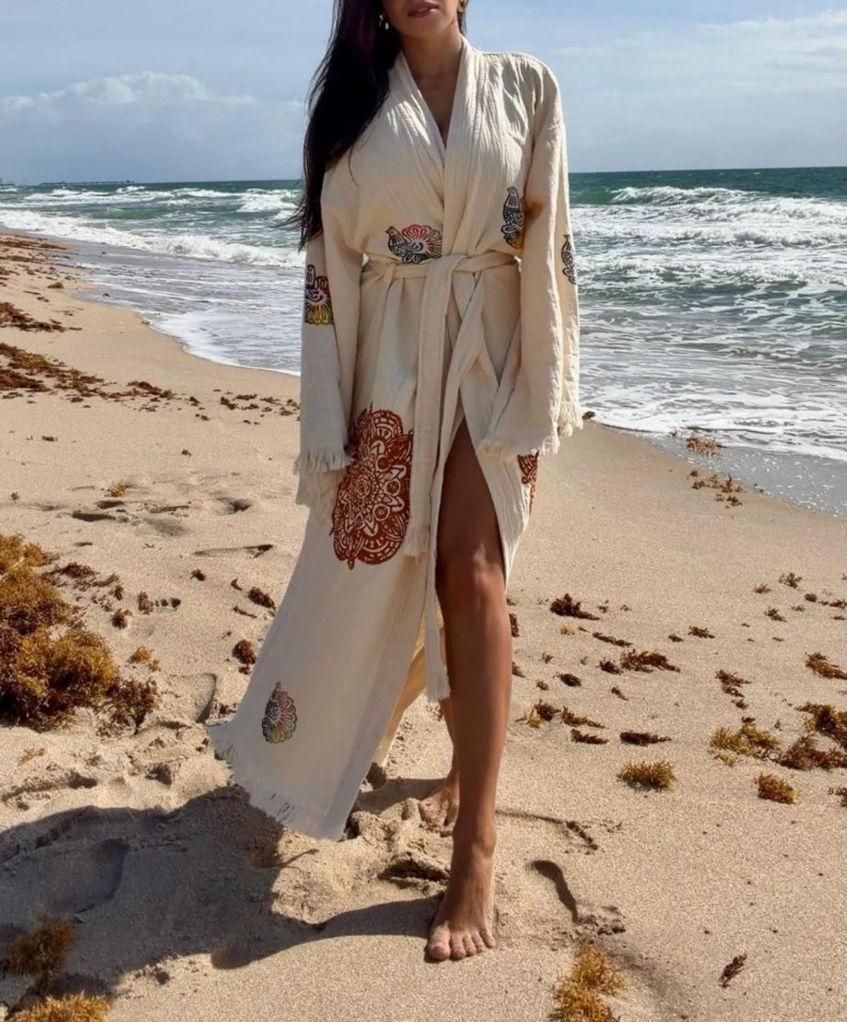 Covered Up Swimwear Robe in Organic Cotton sold by Miyaw Fashion product image thumbnail 3