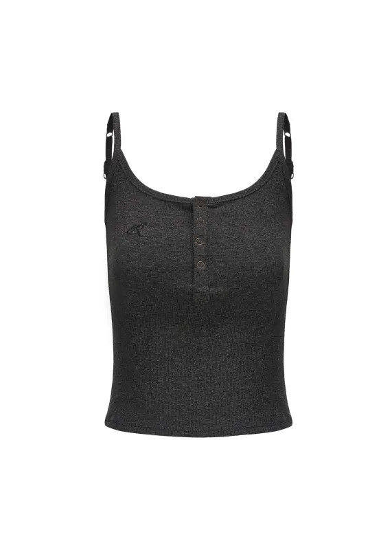 Skip Class Everyday Tank - Dark grey sold by ROSEMA.ESE