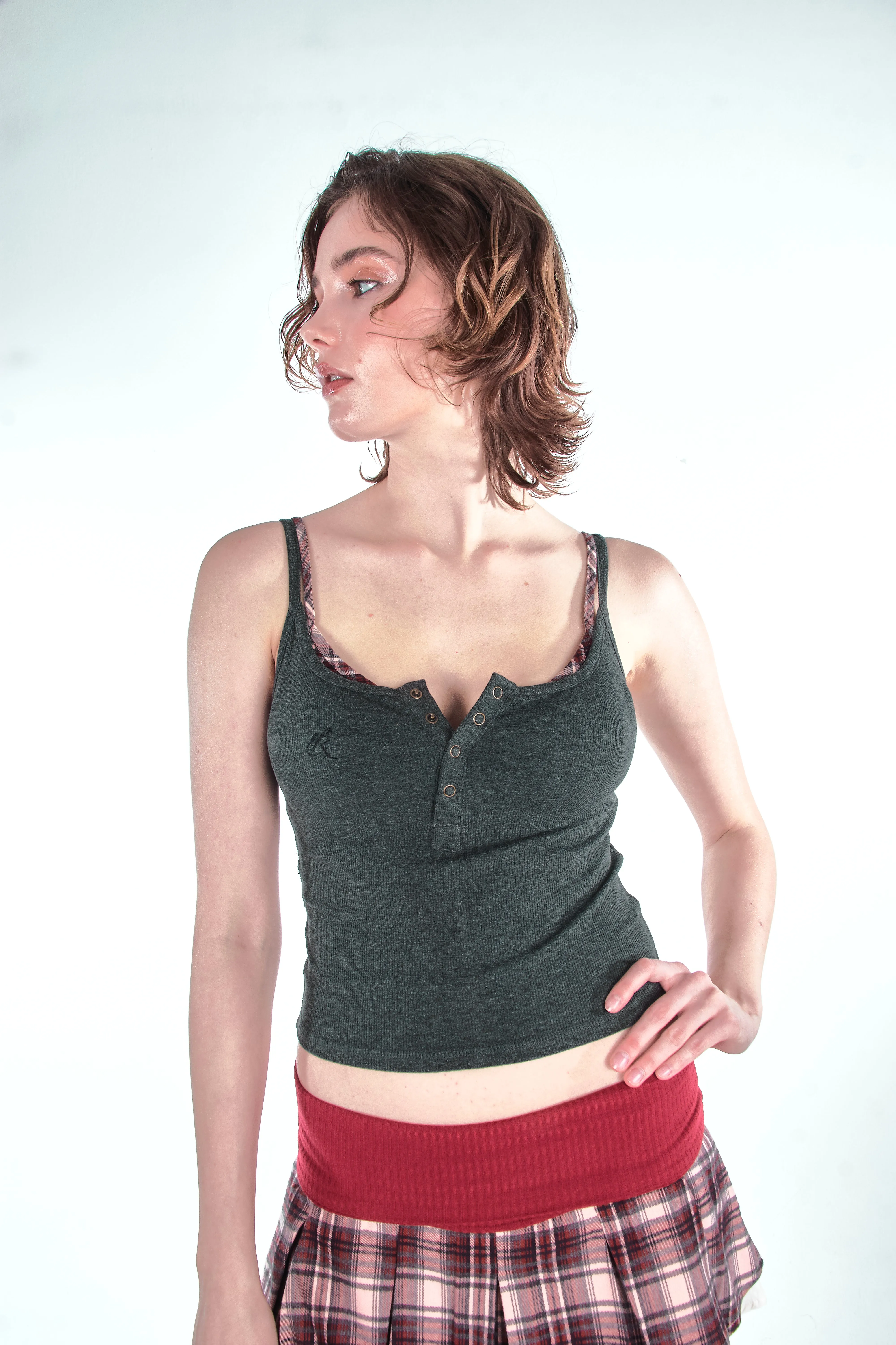 Skip Class Everyday Tank - Dark grey sold by ROSEMA.ESE product image thumbnail 2