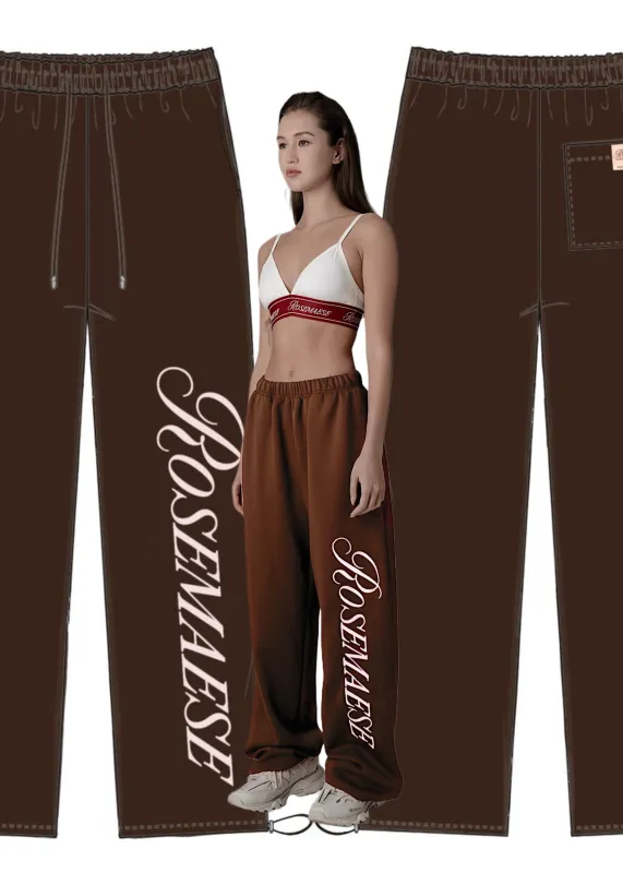 Classy Sport Pants - Brown Pre-order sold by ROSEMA.ESE