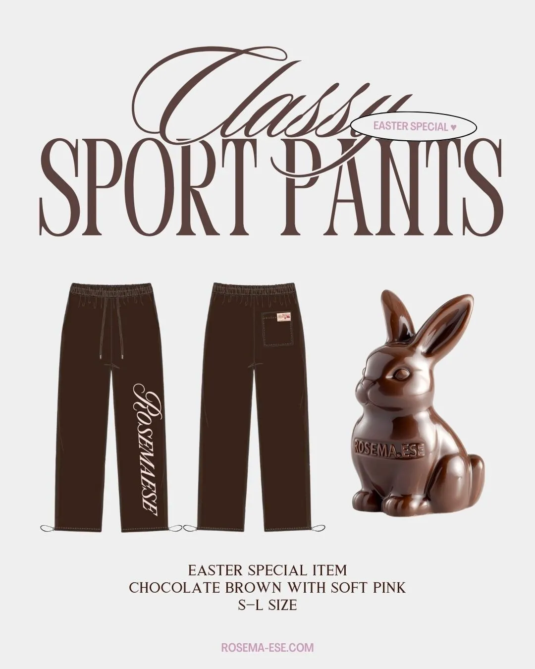 Classy Sport Pants - Brown Pre-order sold by ROSEMA.ESE product image thumbnail 4