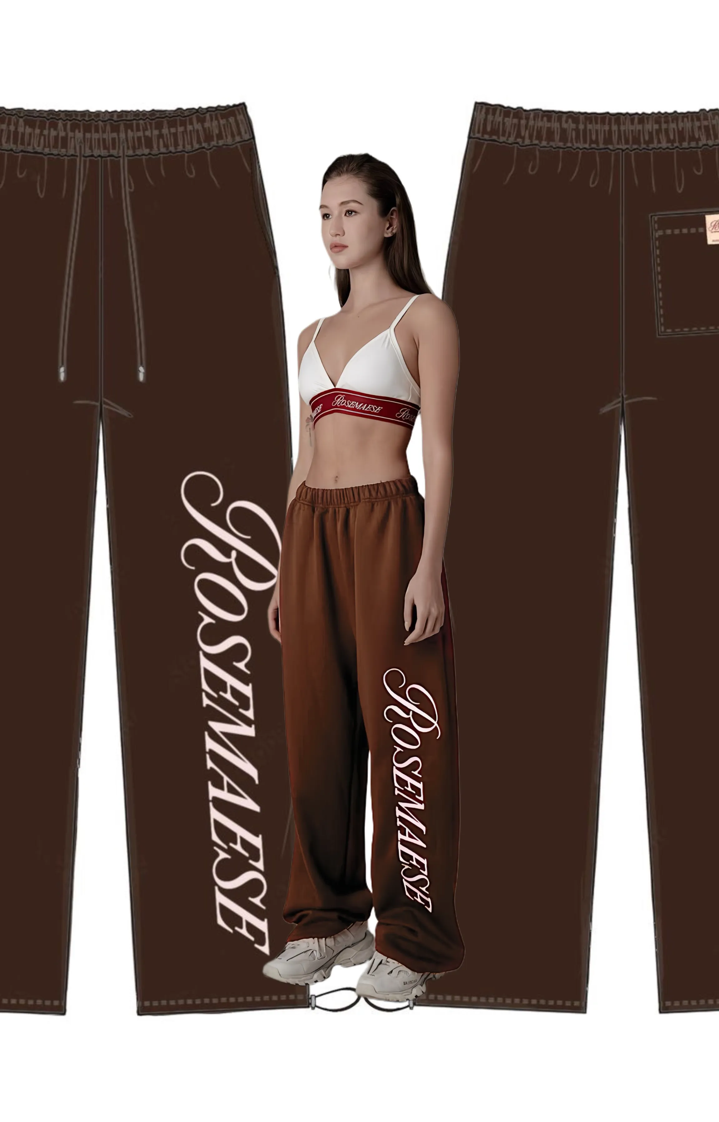 Classy Sport Pants - Brown Pre-order sold by ROSEMA.ESE product image thumbnail 5