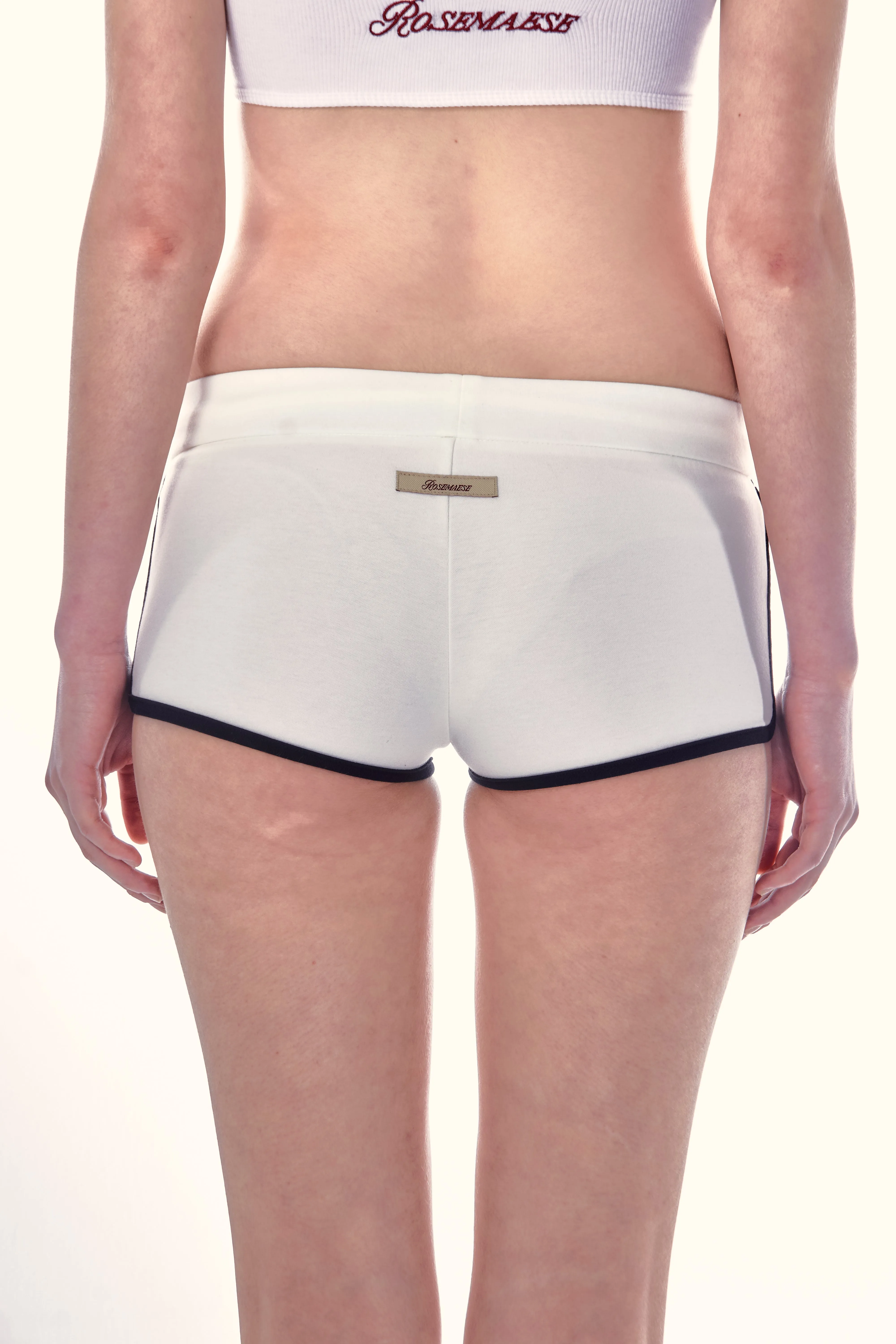 Studio Star Mini Shorts - White sold by ROSEMA.ESE product image thumbnail 2