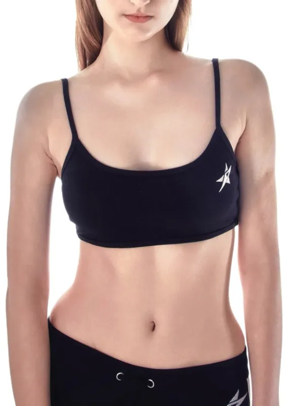 Studio Star Crop Tank - Black sold by ROSEMA.ESE