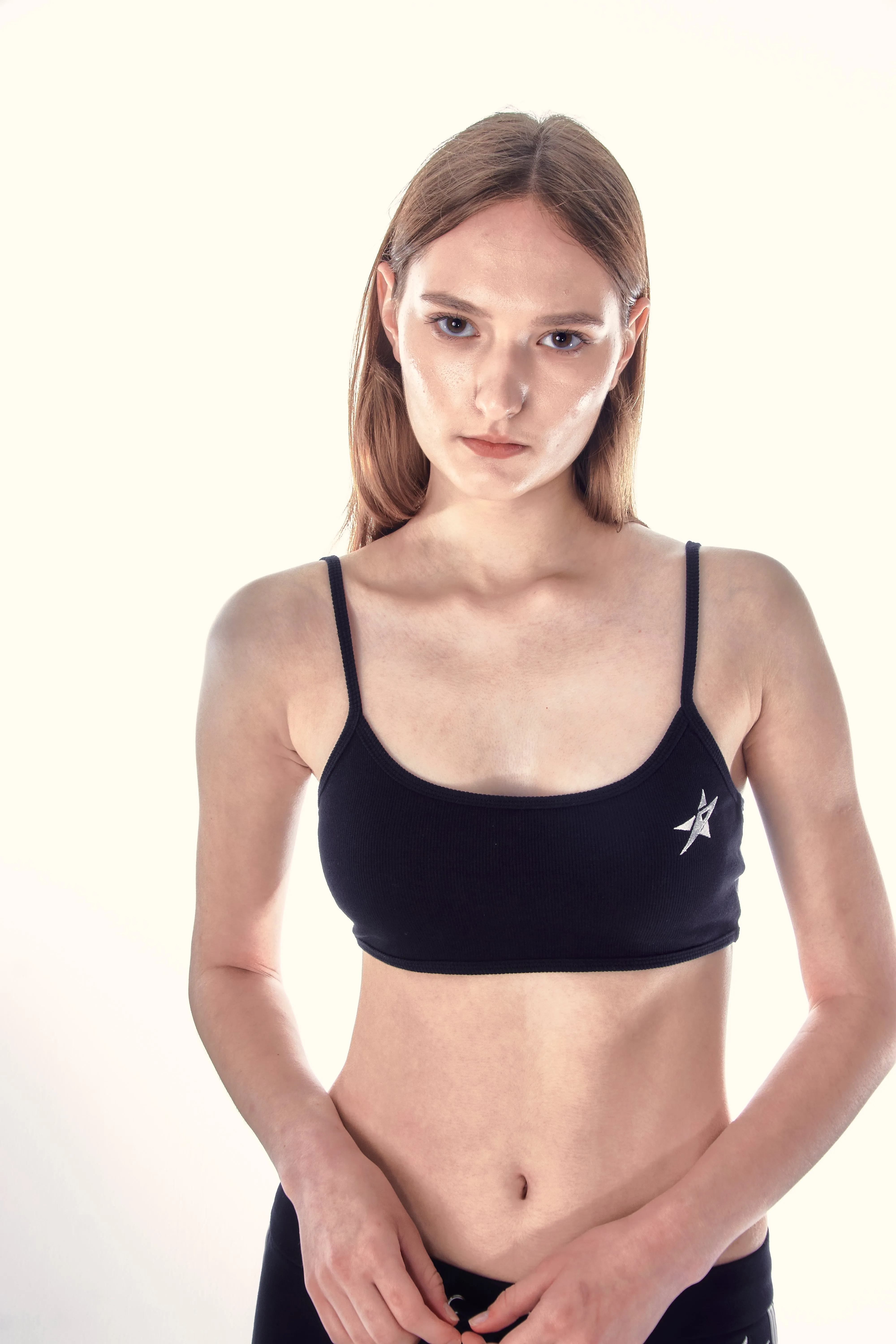 Studio Star Crop Tank - Black sold by ROSEMA.ESE product image thumbnail 3