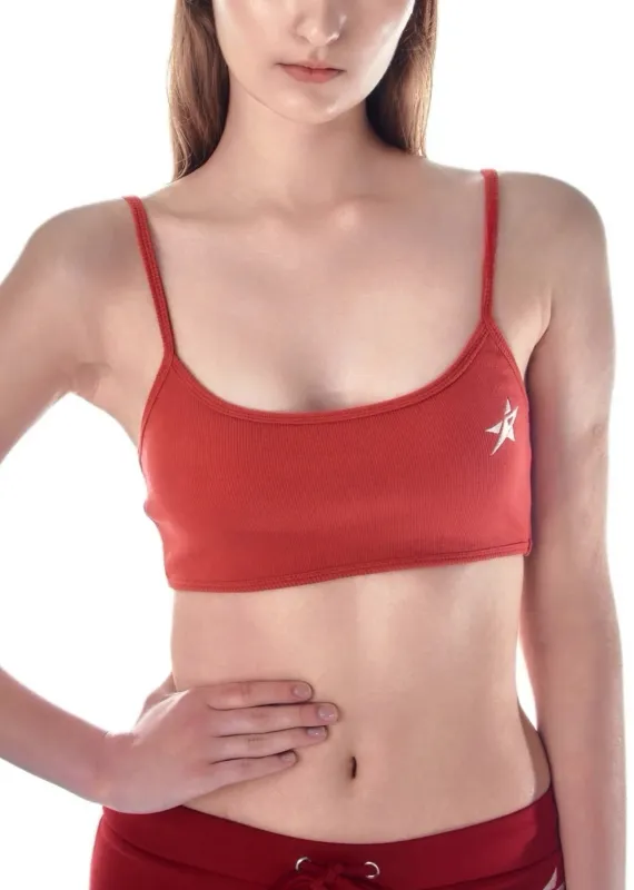 Studio Star Crop Tank - Red sold by ROSEMA.ESE