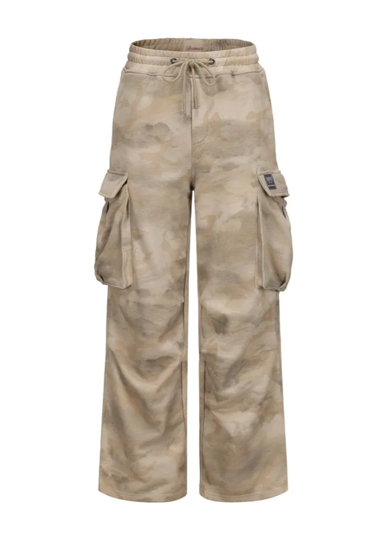 Cotton Parachute Pants - Light Camo sold by ROSEMA.ESE