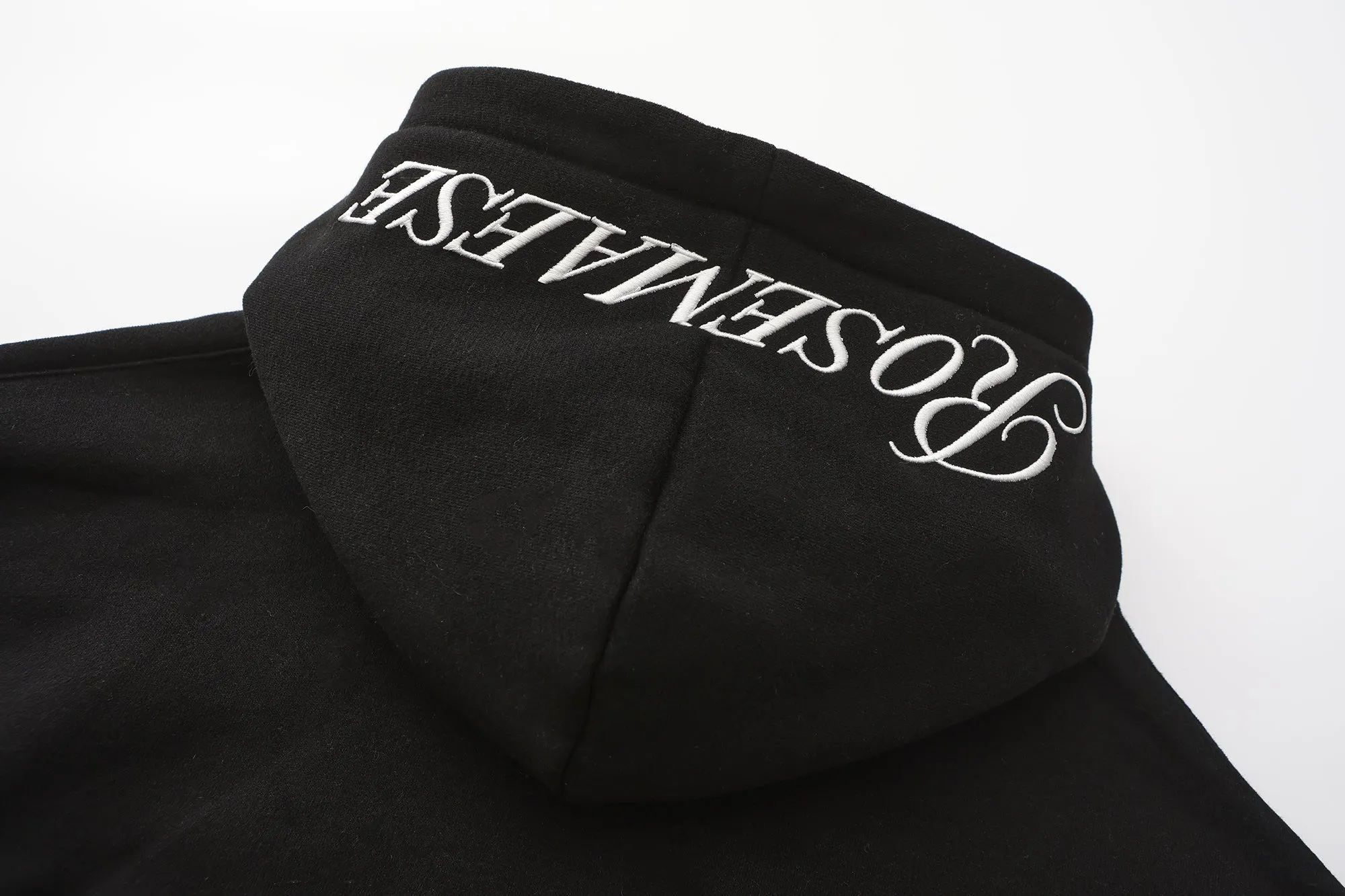 Street Mode Short Hoodie - Black sold by ROSEMA.ESE product image thumbnail 4