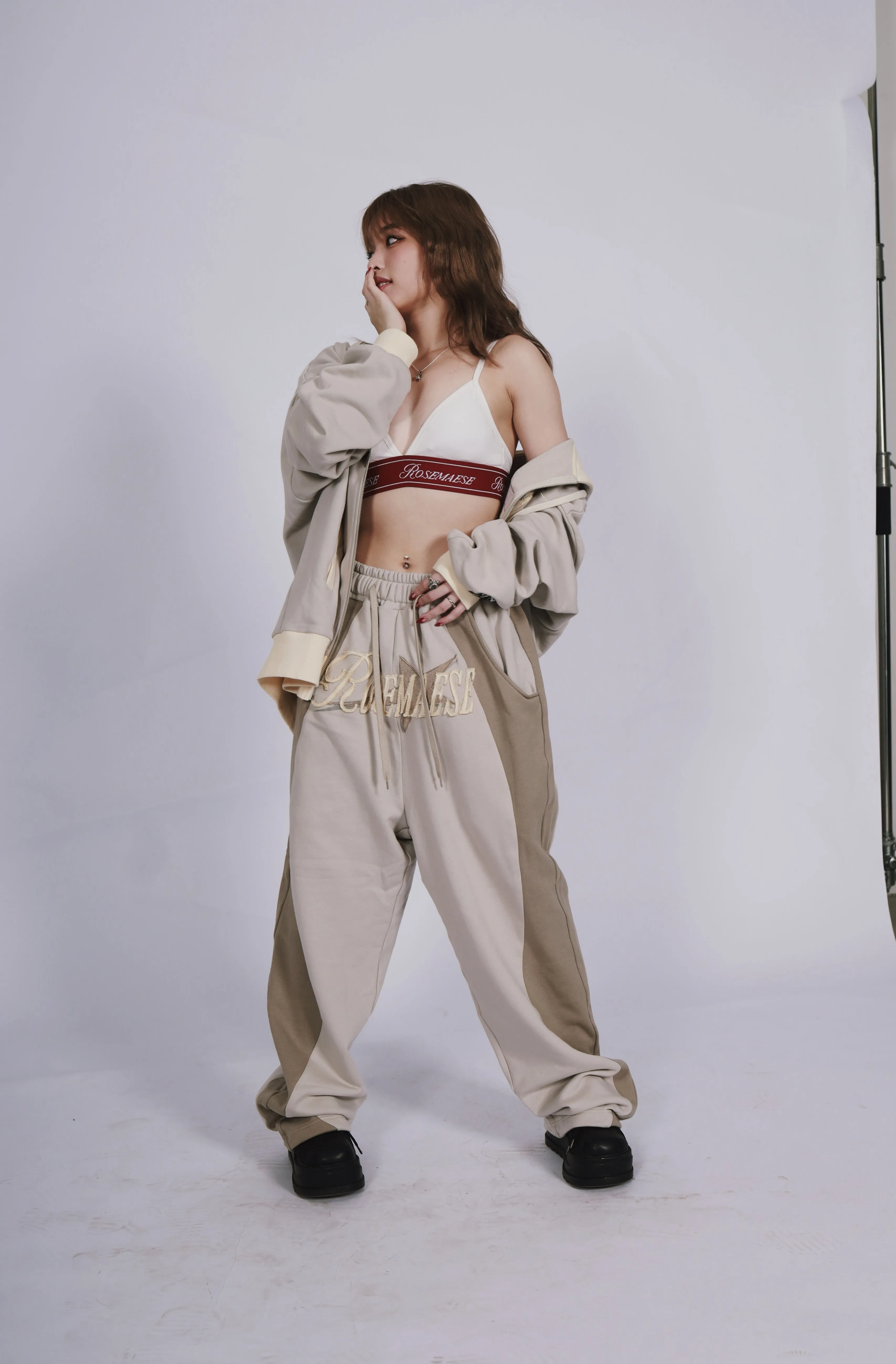 Patchwork Sport Pants - Grey sold by ROSEMA.ESE product image thumbnail 3